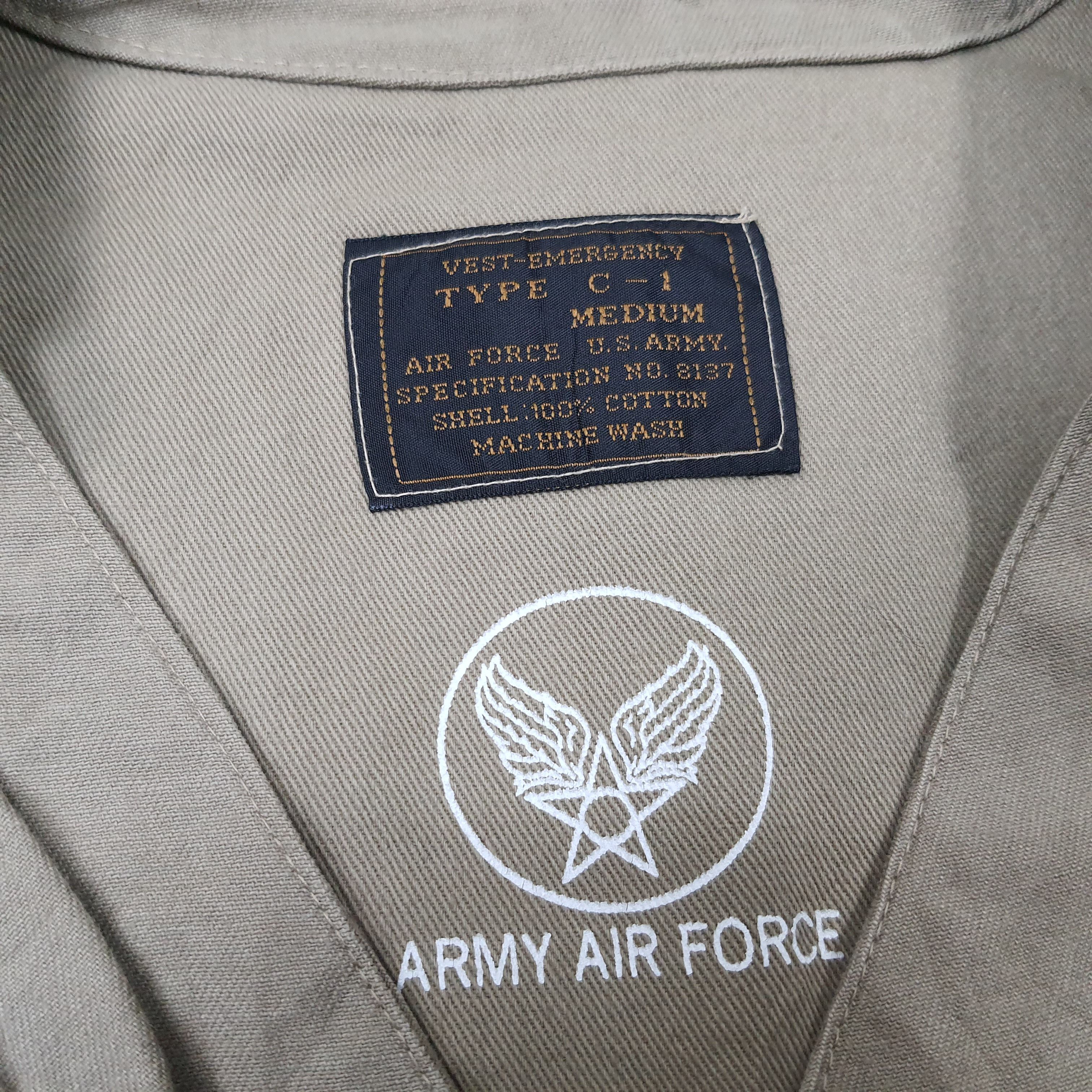 Vintage Vintage Army U.S Army Force American Vest C219N17 Size US M / EU 48-50 / 2 - 4 Thumbnail