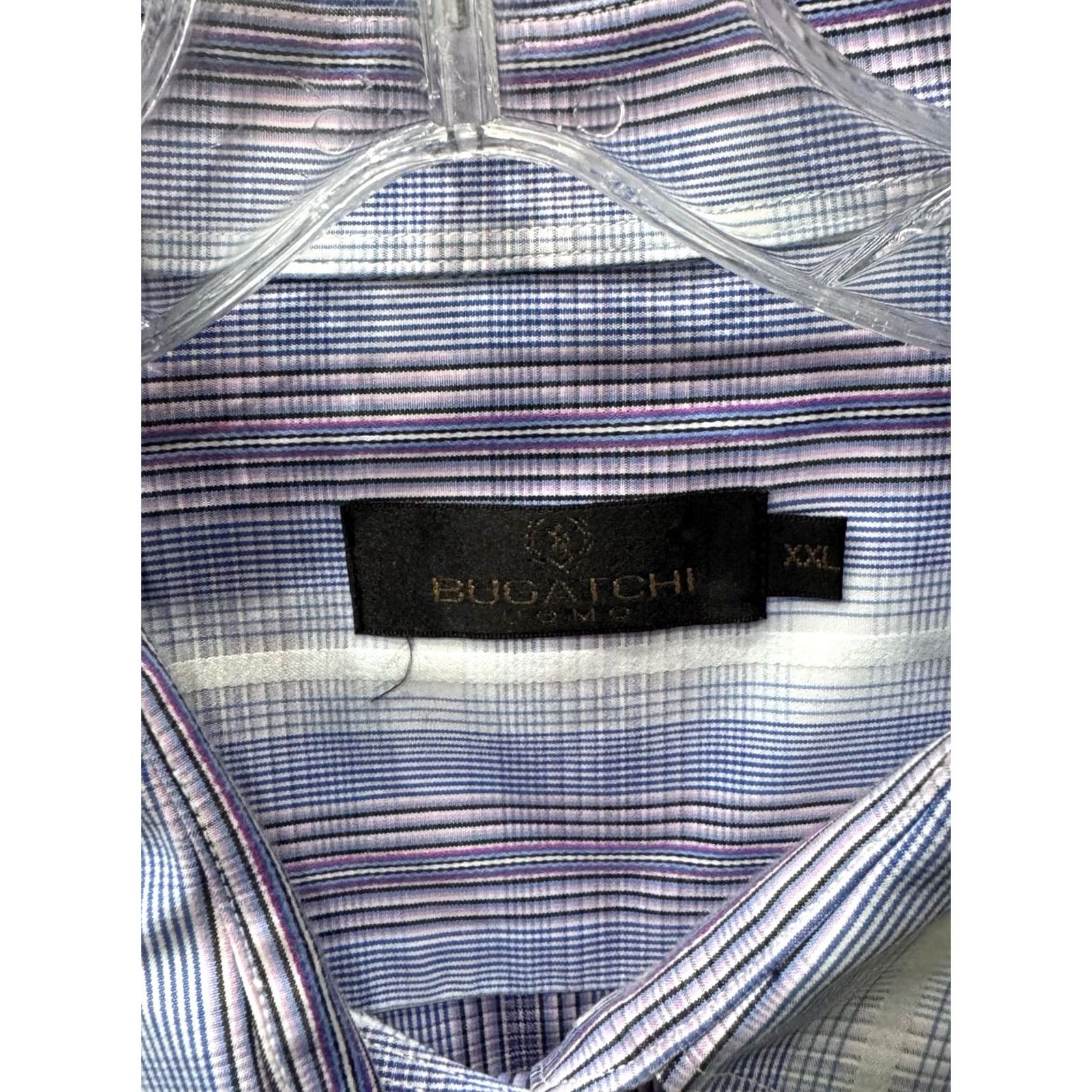 BUGATCHI Bugatchi Uomo Ctn Plaid Shirt 2XL XXL Mens Long Sleeve Button Up Shirt Multicolor Size US XXL / EU 58 / 5 - 4 Thumbnail