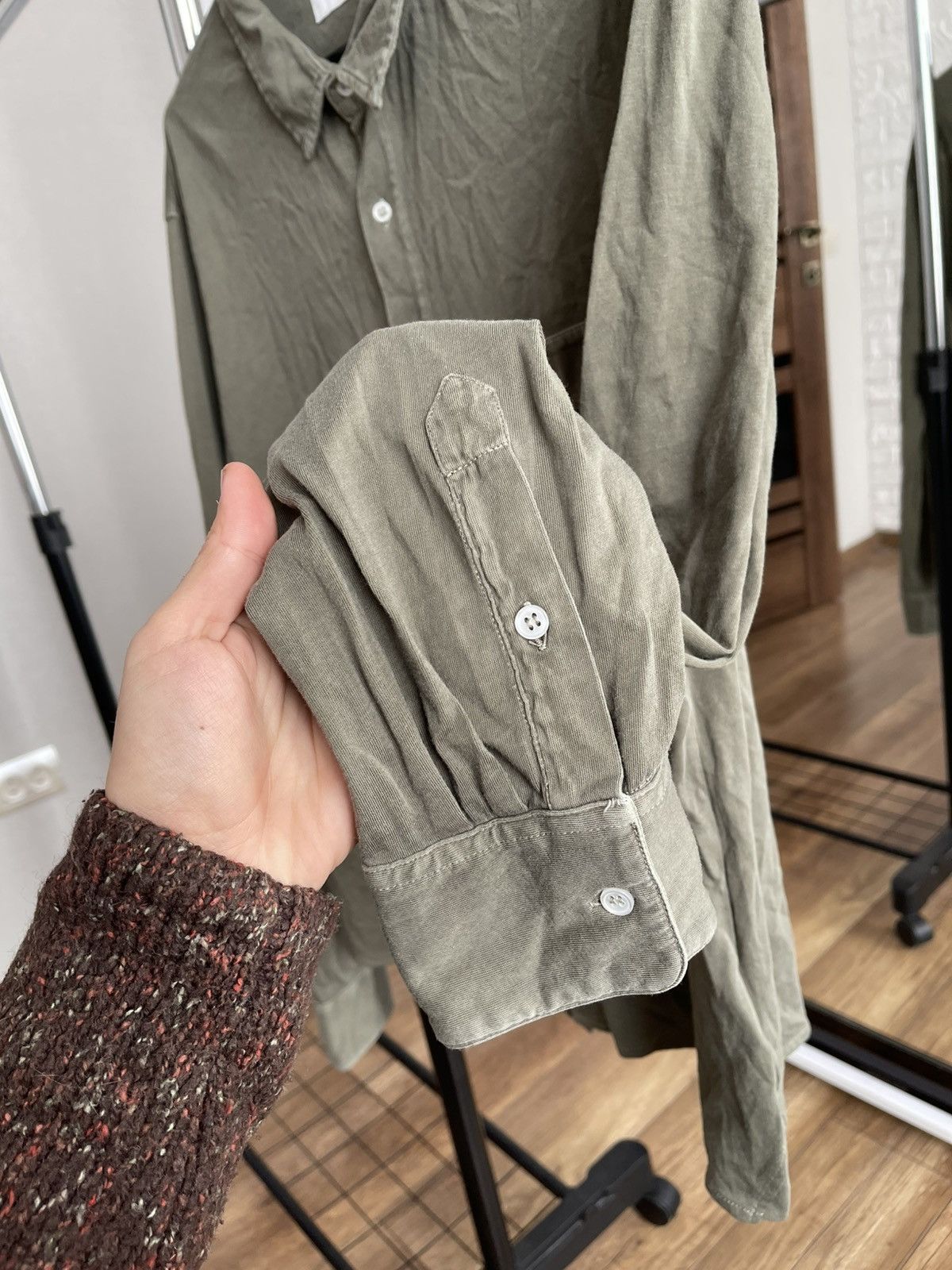 Officine Generale Officine Generale Paris Jersey Shirt Button Up Size US XL / EU 56 / 4 - 8 Thumbnail