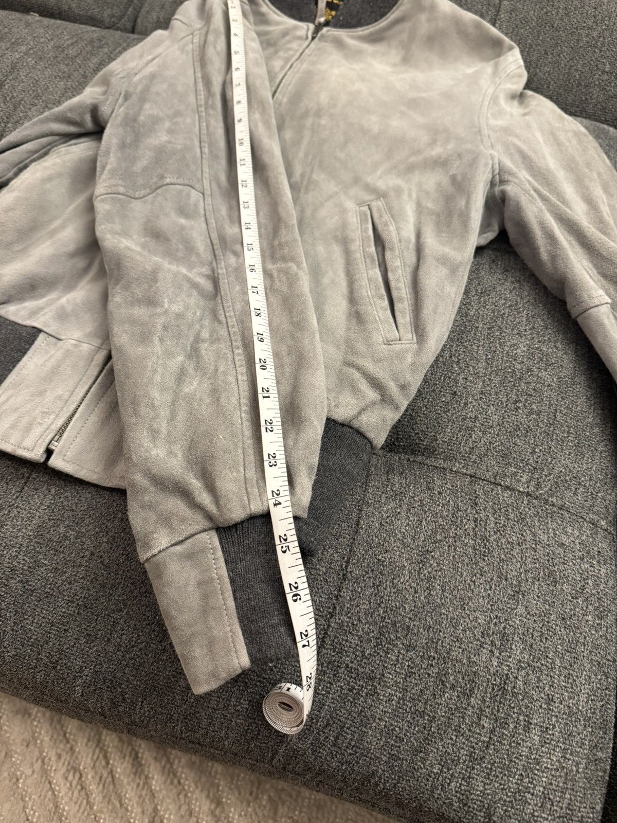 Golden Bear Goat suede bomber by golden bear in grey Size US M / EU 48-50 / 2 - 7 Thumbnail