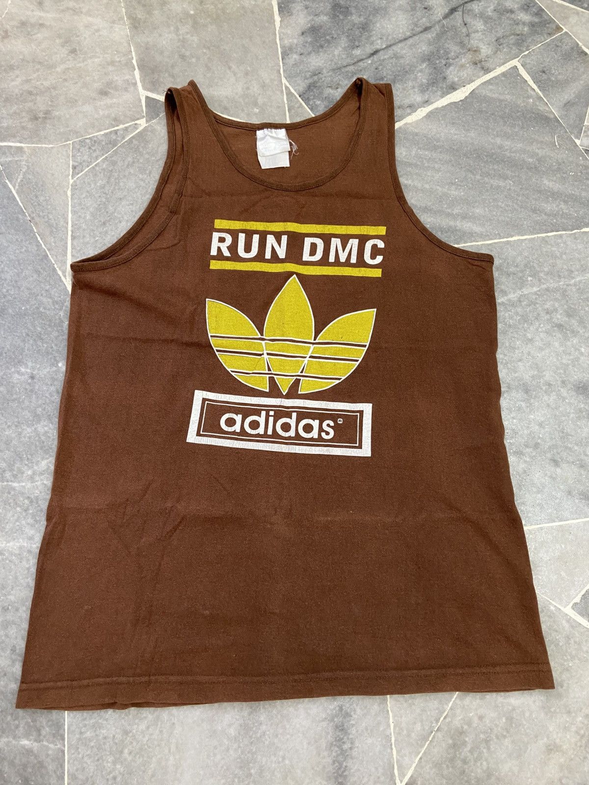 Adidas × Band Tees Vintage Adidas Run Dmc Sleeveless shirt Size US S / EU 44-46 / 1 - 5 Thumbnail