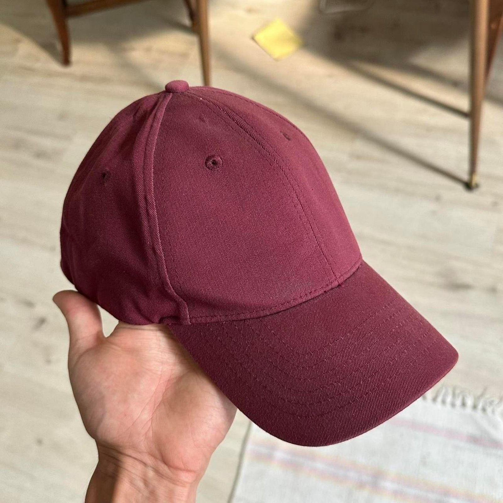 Vintage Epic Basic Y2K Blank Fitted Faded Flex Fit Baseball Hat Cap Size ONE SIZE - 4 Thumbnail