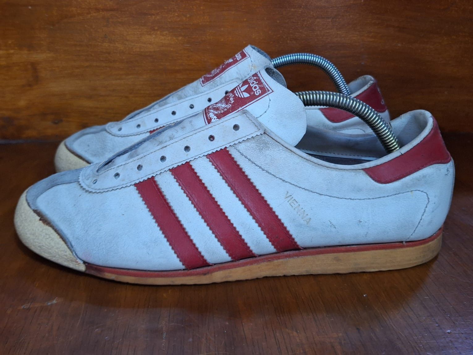 Adidas × Vintage Rare ADIDAS VIENNA Made In West Germany 80s Size US 10 / EU 43 - 6 Thumbnail