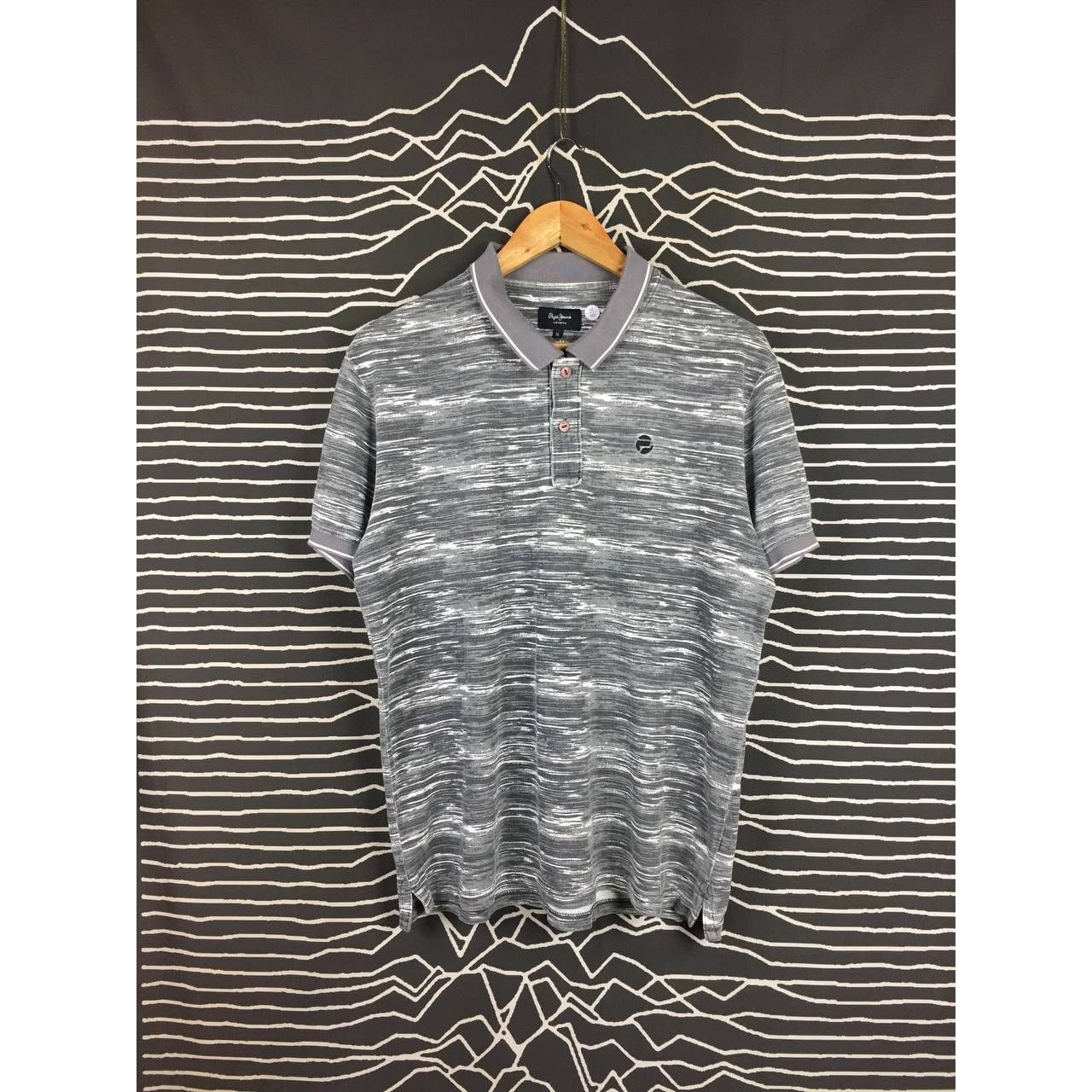 Pepe Jeans Pepe Jeans London Abstract Pattern Casual Wear Polo Tee Size US L / EU 52-54 / 3 - 2 Thumbnail
