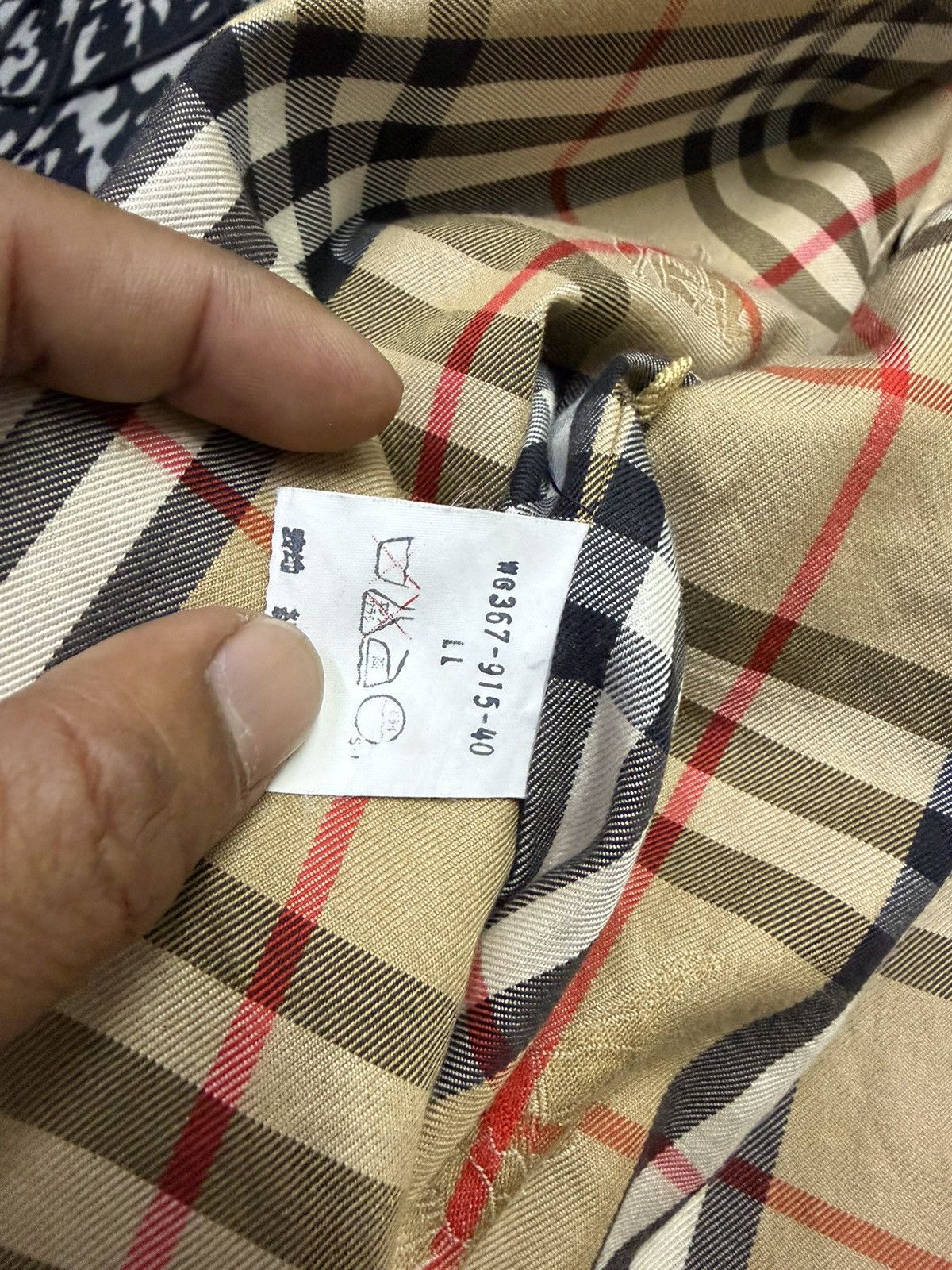 Burberry Vintage 90s Burberrys Prorsum Bomber Jacket Novacheck Size US L / EU 52-54 / 3 - 9 Thumbnail