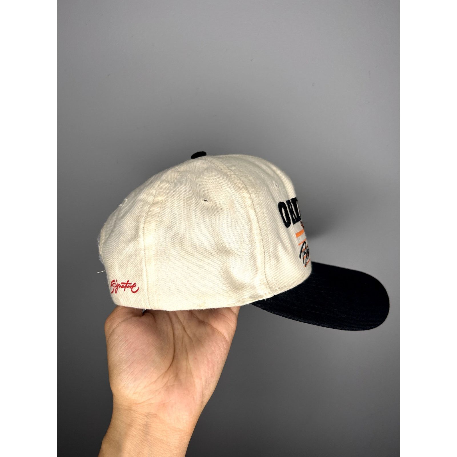 MLB × Vintage Vintage Baltimore Orioles MLB Snapback Hat Autographed Size ONE SIZE - 2 Thumbnail