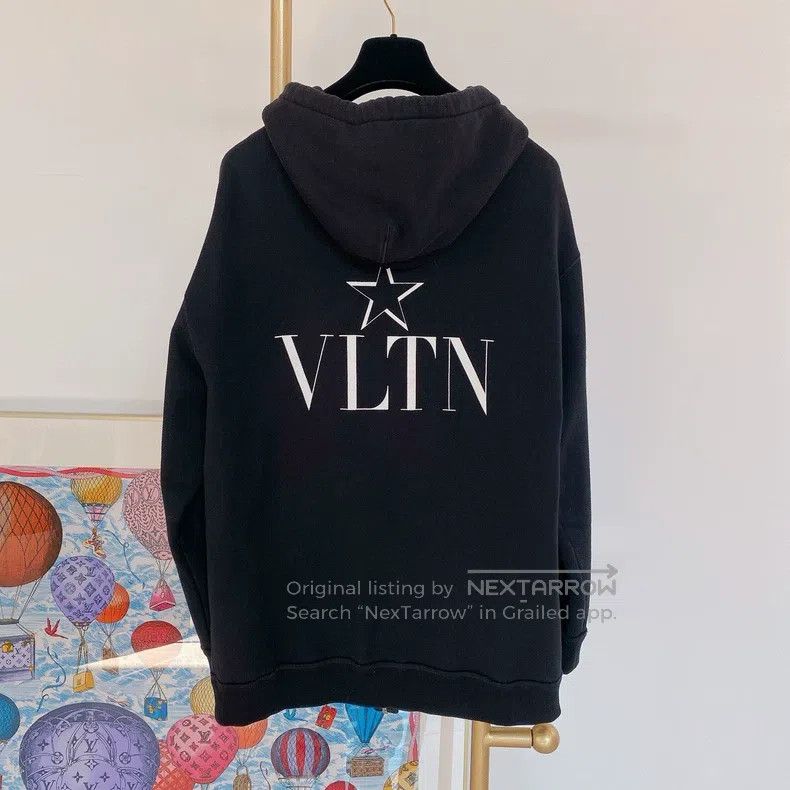 Valentino Valentino Black hooded jacket Size US M / EU 48-50 / 2 - 2 Thumbnail