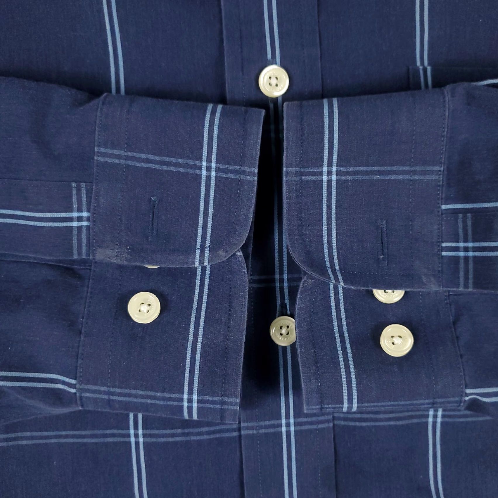 Brooks Brothers Brooks Brothers Blue Plaid Button-Up Shirt Long Sleeve XL Mens Casual Workwear Size US XL / EU 56 / 4 - 3 Thumbnail