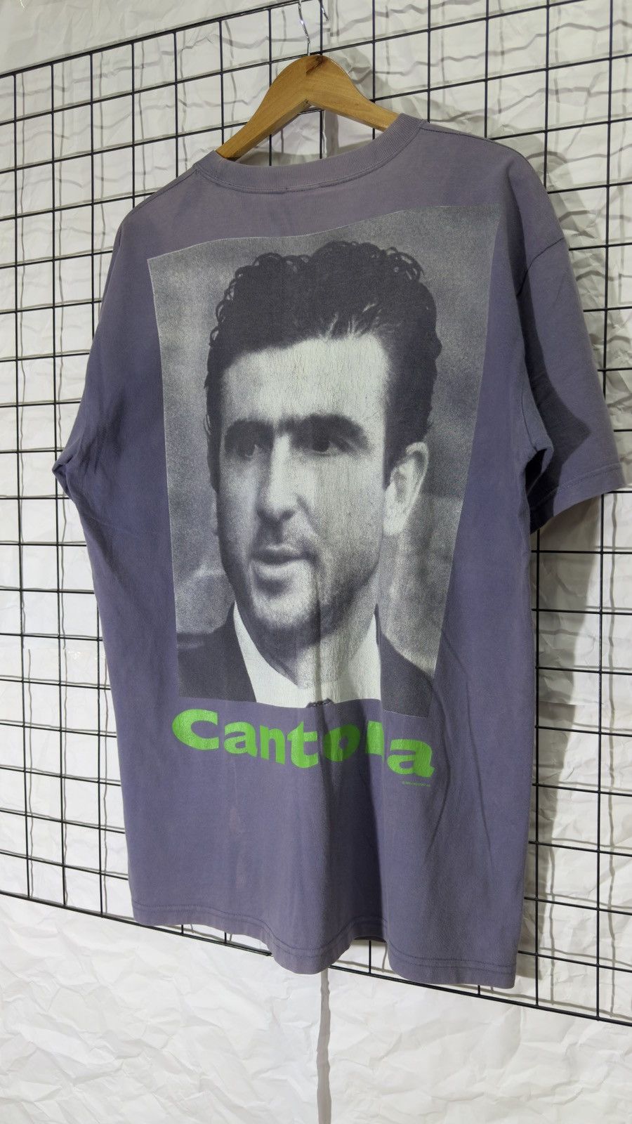 Vintage Vintage 1996 eric cantona big face tee shirt Size US XL / EU 56 / 4 - 3 Thumbnail
