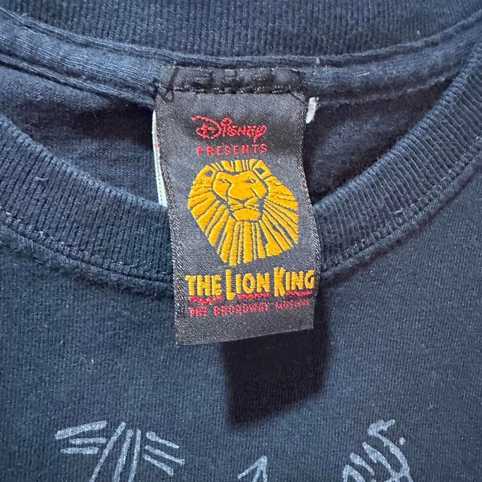 Disney The Lion King Musical T-Shirt Size Small Size US S / EU 44-46 / 1 - 4 Thumbnail