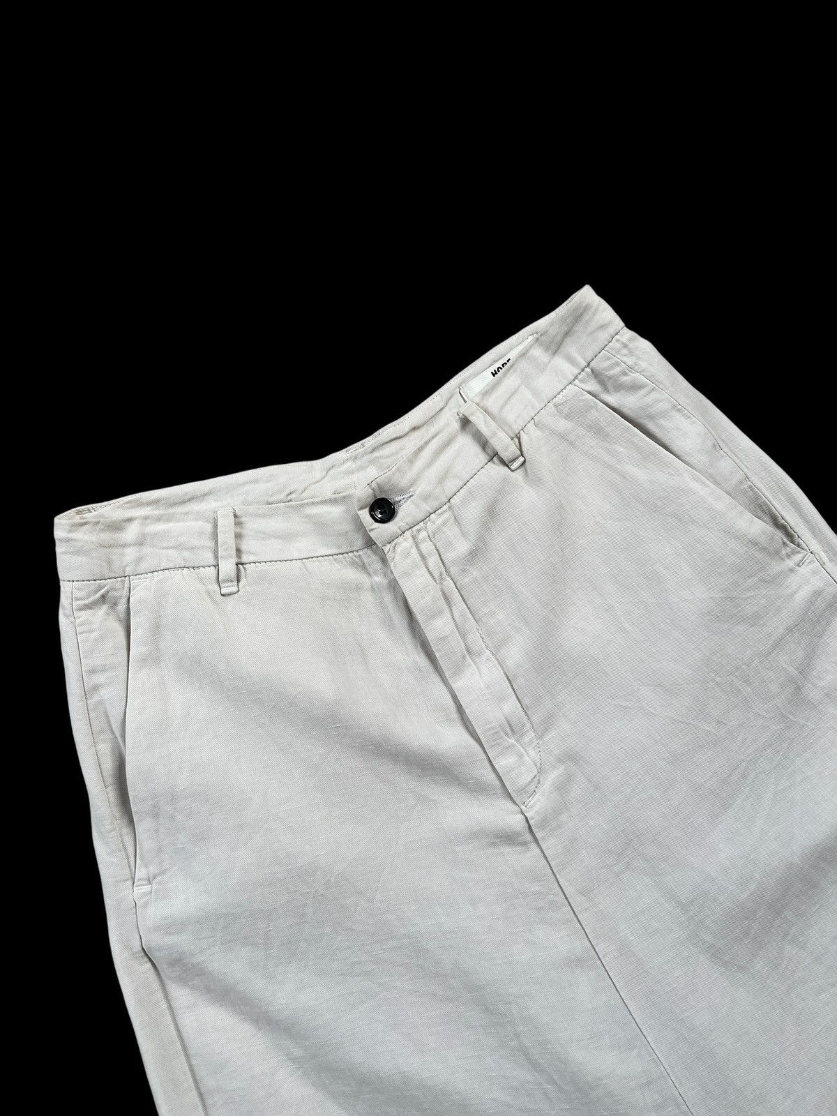 Designer × Hope Hope 🇸🇪 Linen Drop Crotch Pants Size US 31 - 4 Thumbnail