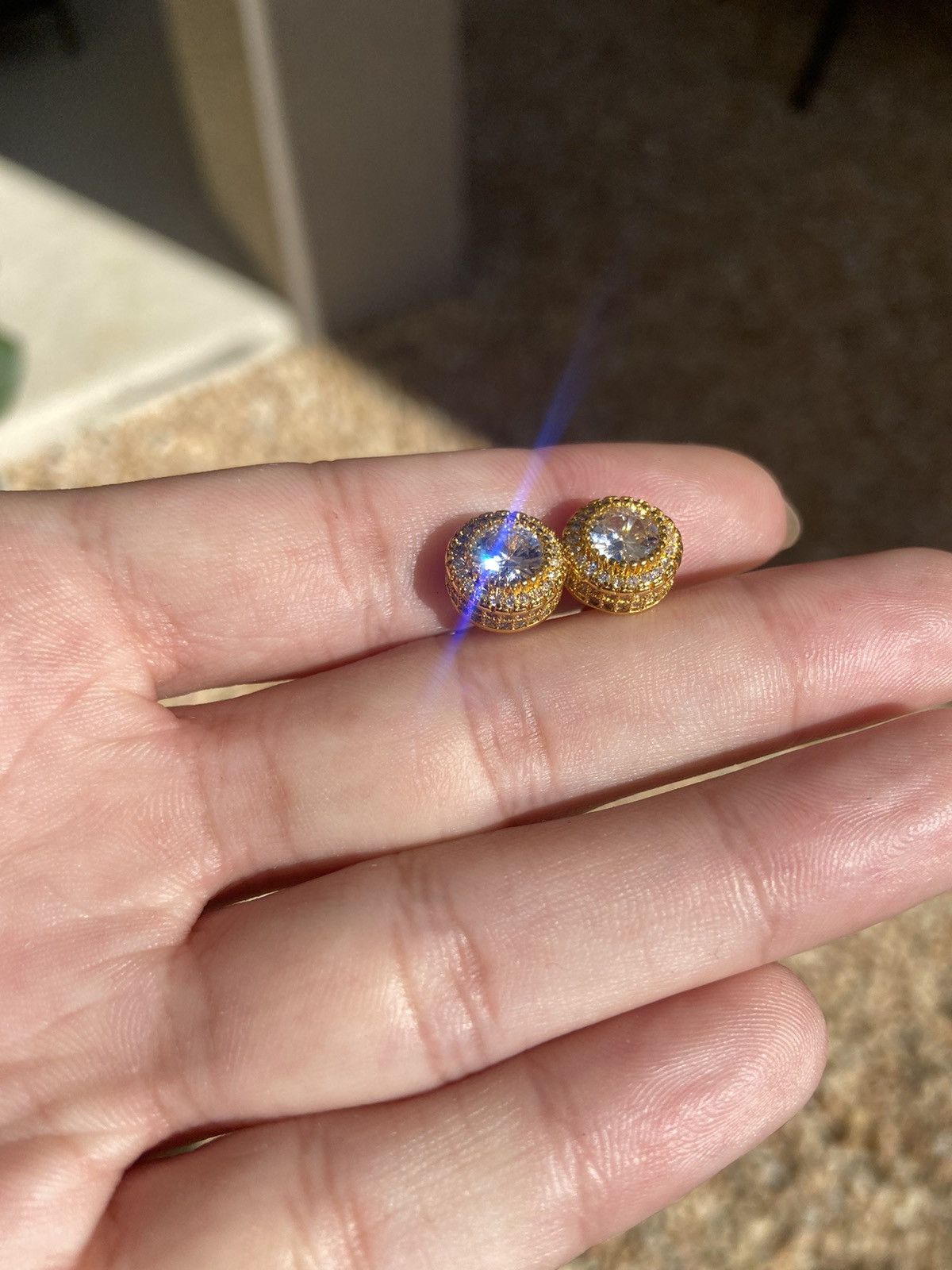 Jewelry “Gold Spirals” 14k Gold Earrings Size ONE SIZE - 2 Thumbnail