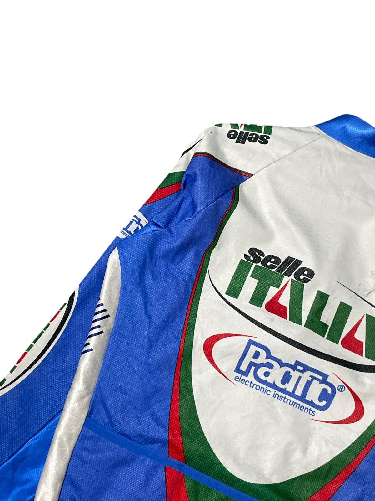 Japanese Brand × Vintage Vintage SMS SANTINI SELLE ITALIA Zipper Jacket (88) Size US XS / EU 42 / 0 - 6 Thumbnail