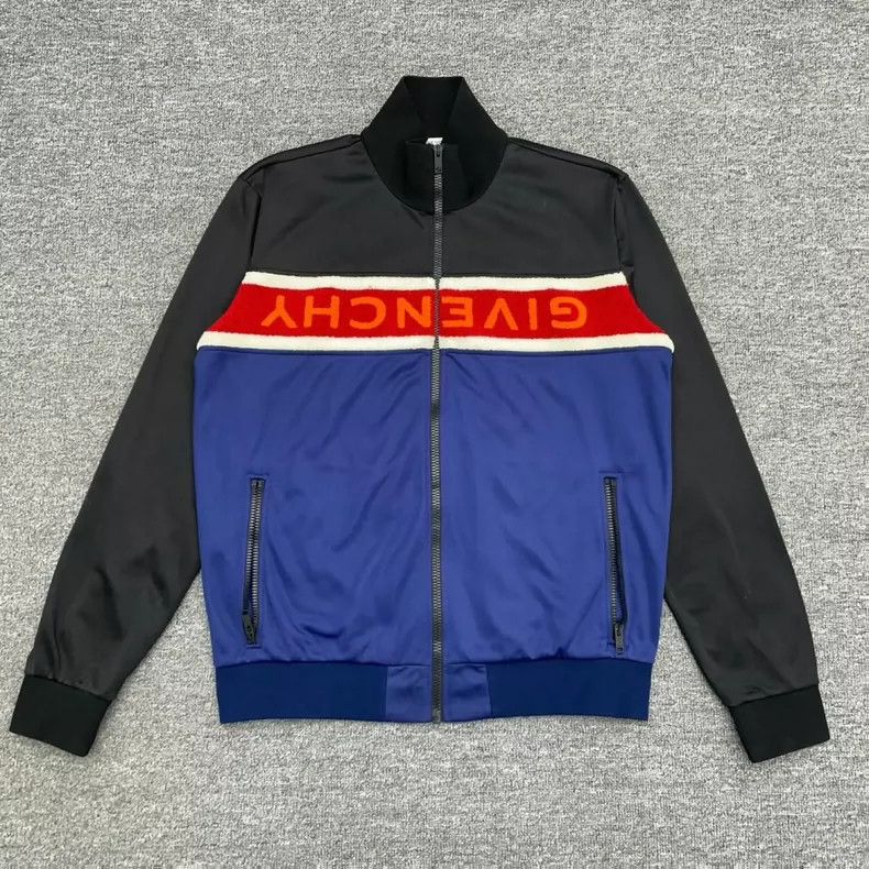 GIVENCHY ジップアップ　ジャケット　青 Givenchy - Teen Boys Blue Cotton Zip-Up Hoodie