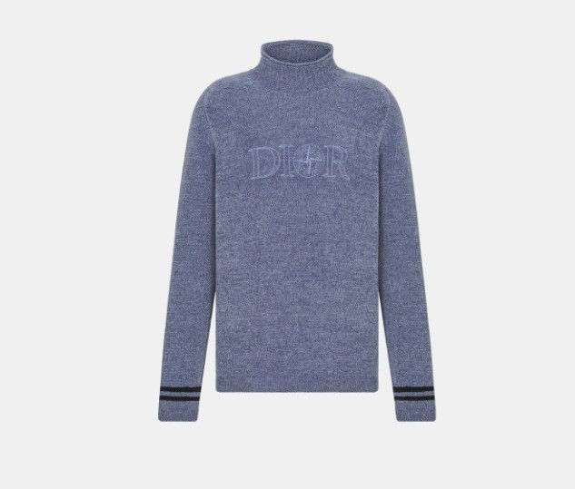 Dior × Stone Island o1w1db10425 493M641 Sweater in Purple Size US M / EU 48-50 / 2 - 1 Thumbnail