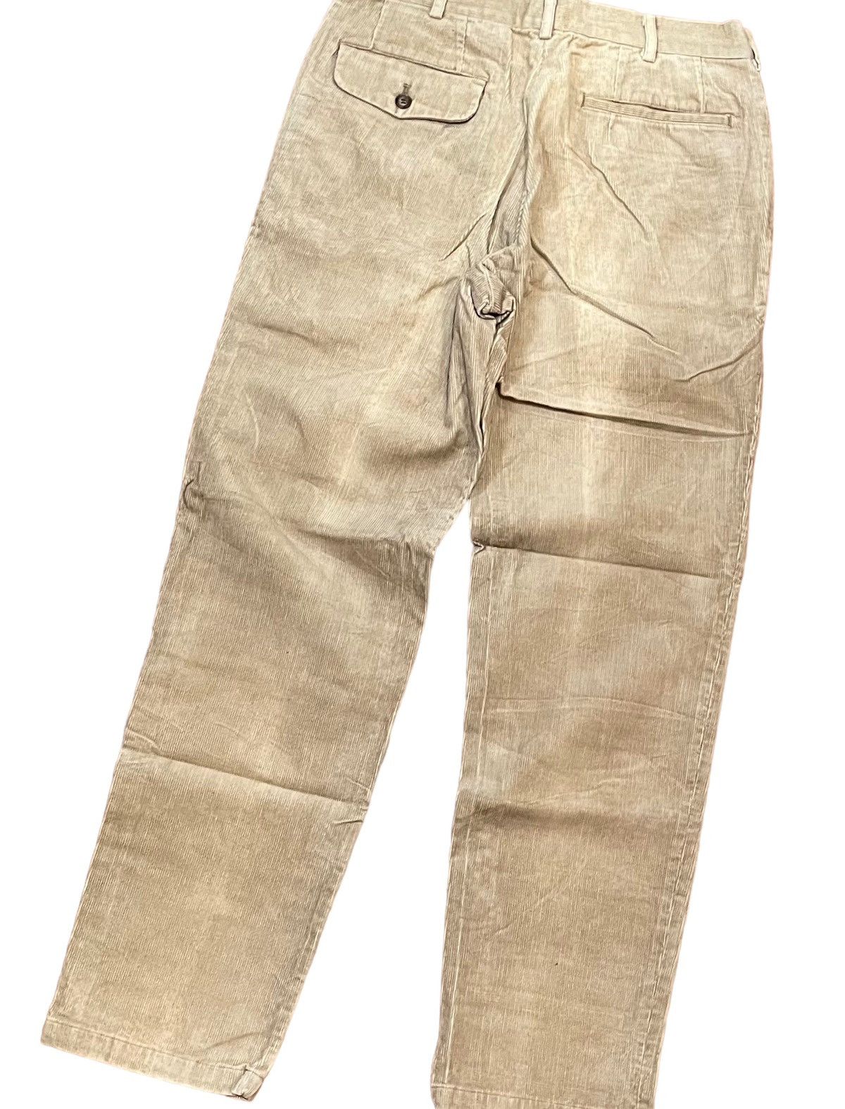 Comme des Garcons *FINAL DROP* Cdg homme AD2004 light brown corduroy trousers Size US 30 / EU 46 - 2 Thumbnail