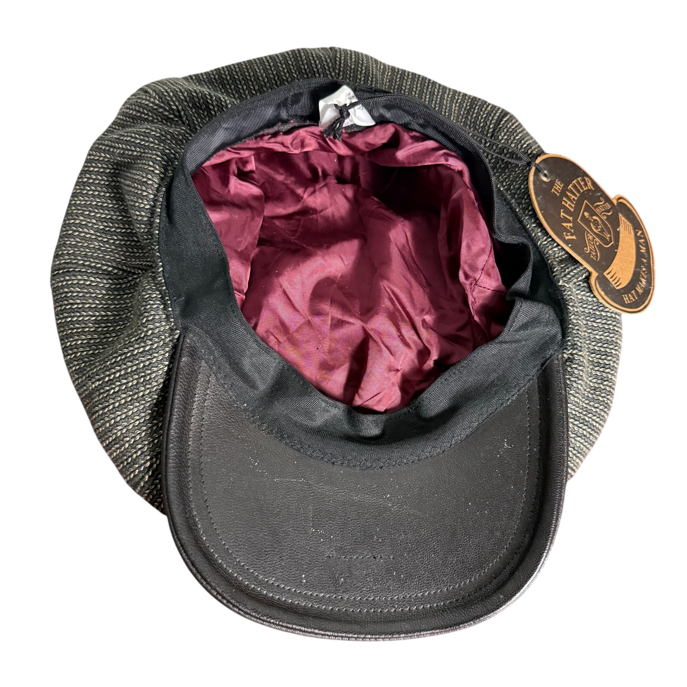 Japanese Brand 🔥RARE🔥The Fat Hatter Mr.Fatman Newboy Hat Size ONE SIZE - 7 Thumbnail