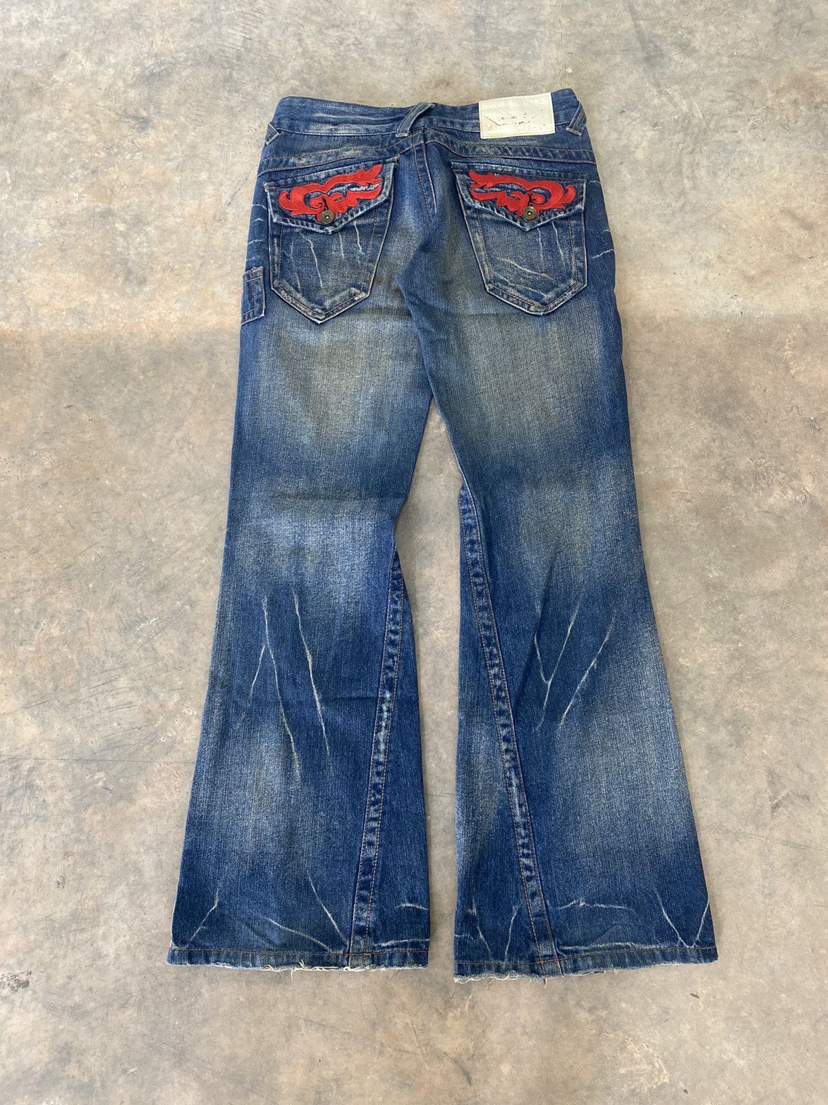 Flare ☠️ Come Stai? Jeans Japan Punk Grunge Lgb 90s