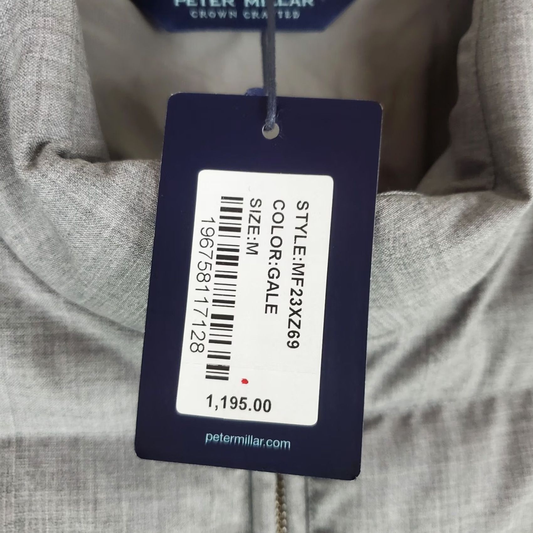 Peter Millar Peter Millar Jacket Mens M Gray NEW Wool Bomber Insulated Crown Crafted Size US M / EU 48-50 / 2 - 6 Thumbnail