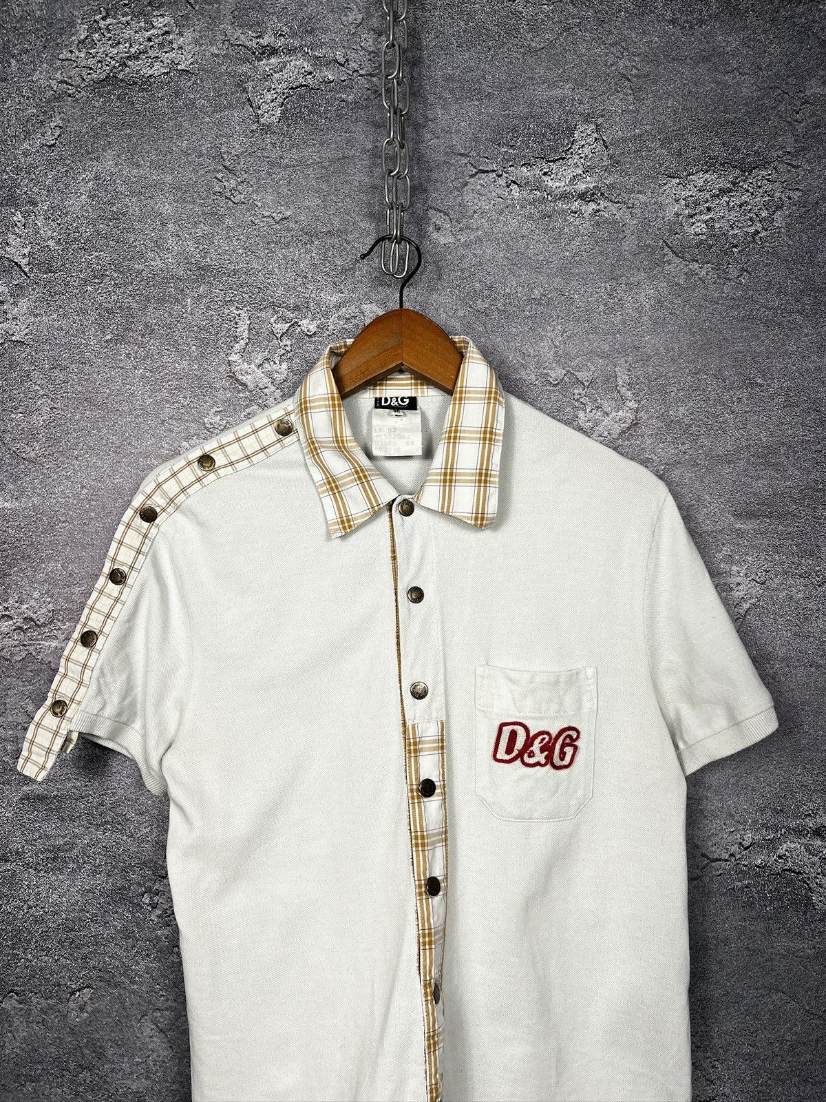 Dolce & Gabbana Vintage Dolce Gabbana Polo Shirt With Logo Size M Size US M / EU 48-50 / 2 - 2 Thumbnail