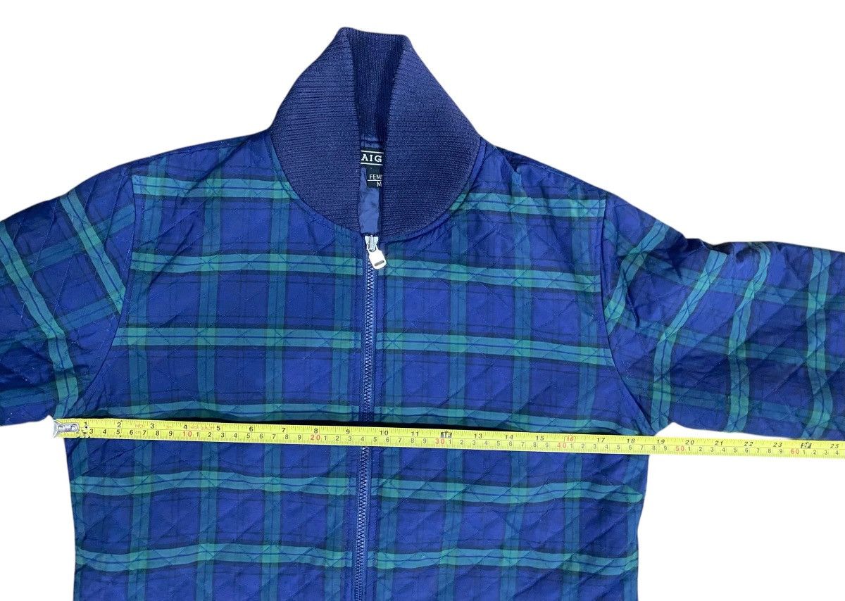 Aigle × Vintage Rare AIGLE Quilted Checkered Jacket Size US M / EU 48-50 / 2 - 13 Thumbnail