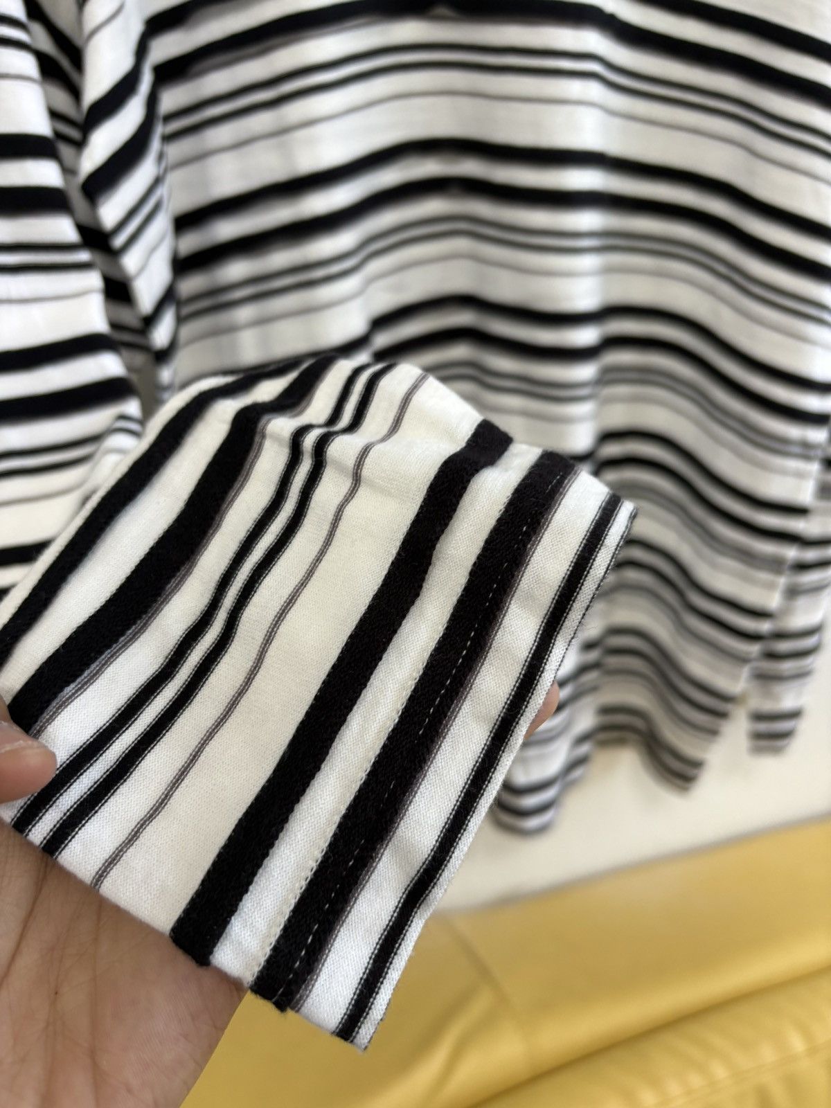 Yohji Yamamoto Yohji x sacsny Stripes tee long sleeve Size US L / EU 52-54 / 3 - 6 Thumbnail