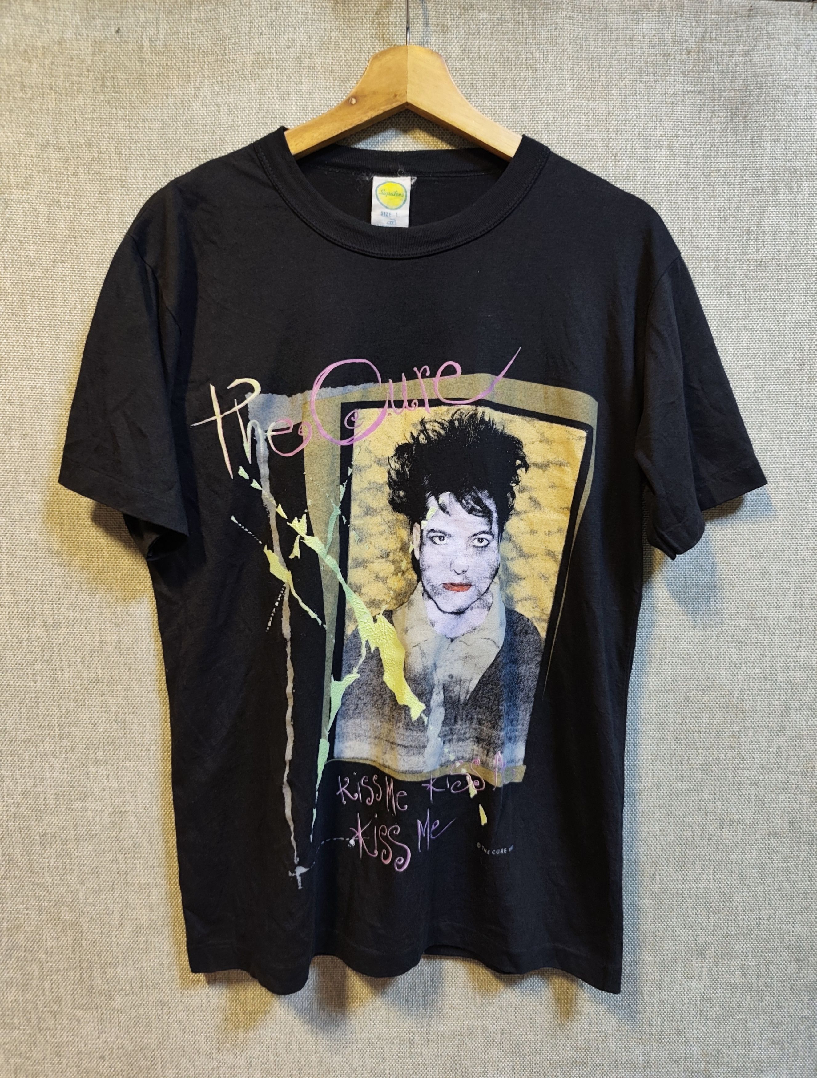 The Cure Vtg 1987 The Cure "Kiss Me" Band Tee - Supatees Tag Size US M / EU 48-50 / 2 - 1 Thumbnail