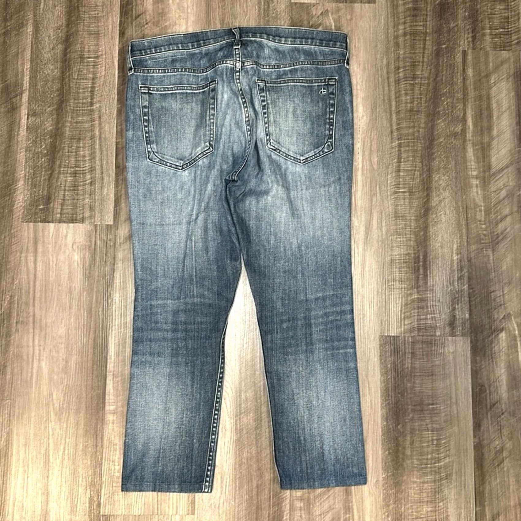 Rag & Bone Rag & Bone Jeans Mens 33 Blue Fit Slim Size US 33 - 3 Thumbnail