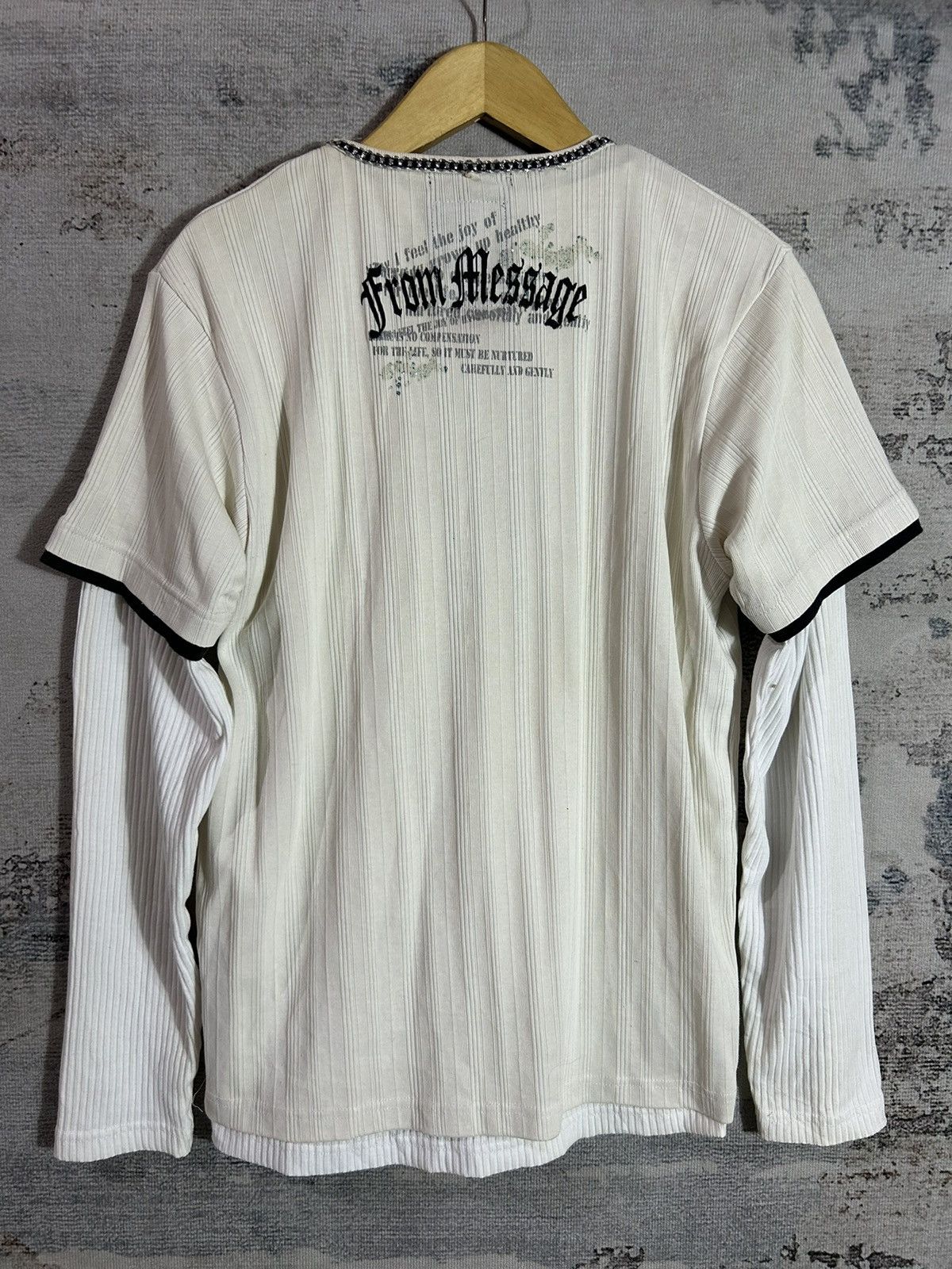 If Six Was Nine × In The Attic Urban-Slash Number Double Layer Poem Long sleeve Size US L / EU 52-54 / 3 - 2 Thumbnail