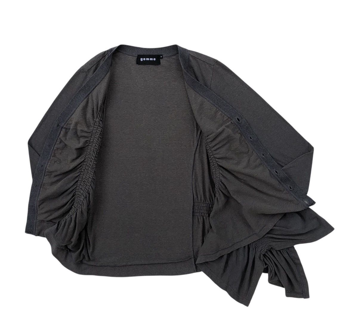 Yohji Yamamoto Gomme By Yohji Yamamoto Japan Maki Hiroshige Cardigan Top Size M / US 6-8 / IT 42-44 - 9 Thumbnail