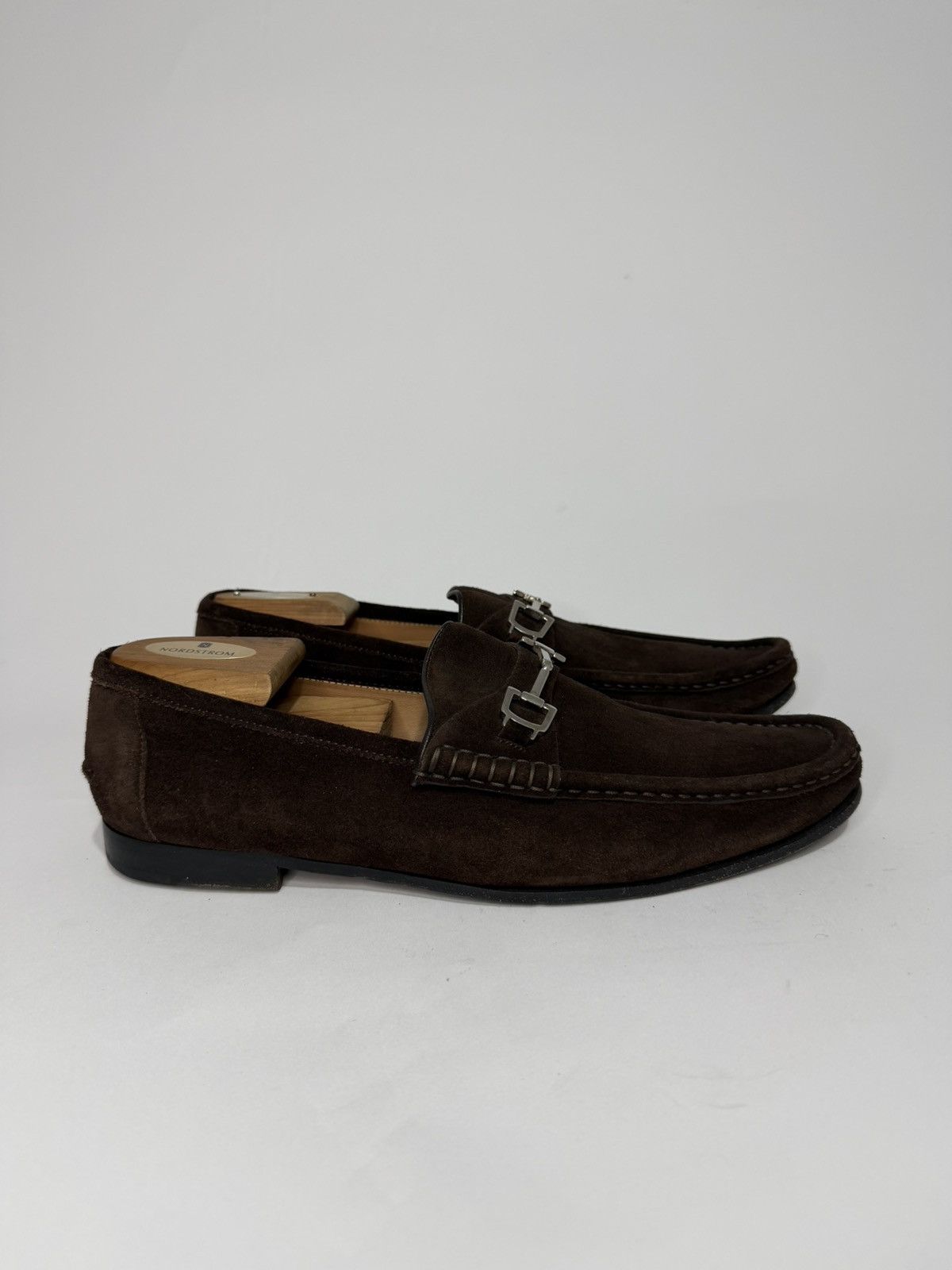 Gucci Gucci Brown Suede Horsebit Loafers Size 9.5US Size US 9.5 / EU 42-43 - 1 Thumbnail