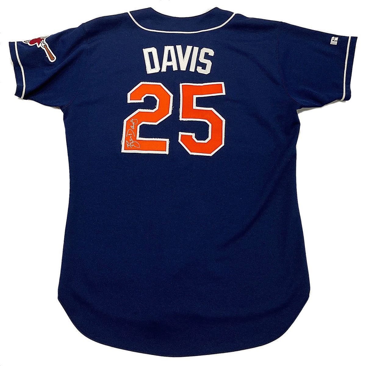 Vintage Vintage San Diego Padres Ben Davis Autographed Jersey Size US L / EU 52-54 / 3 - 1 Thumbnail