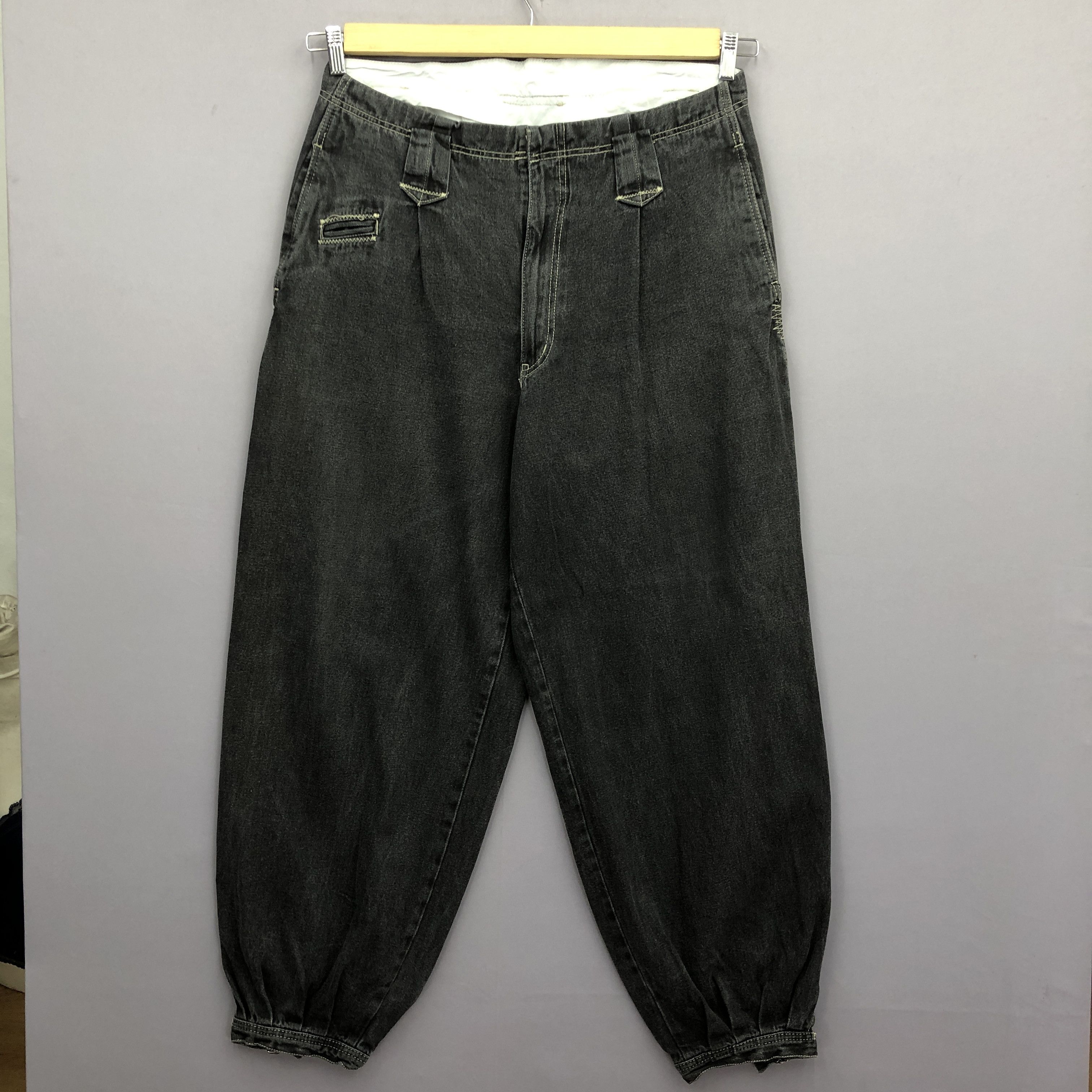 JNCO Crazy Vintage Baggy Japanese Jeans Jogger Skater Faded Denim Size US 32 / EU 48 - 2 Thumbnail