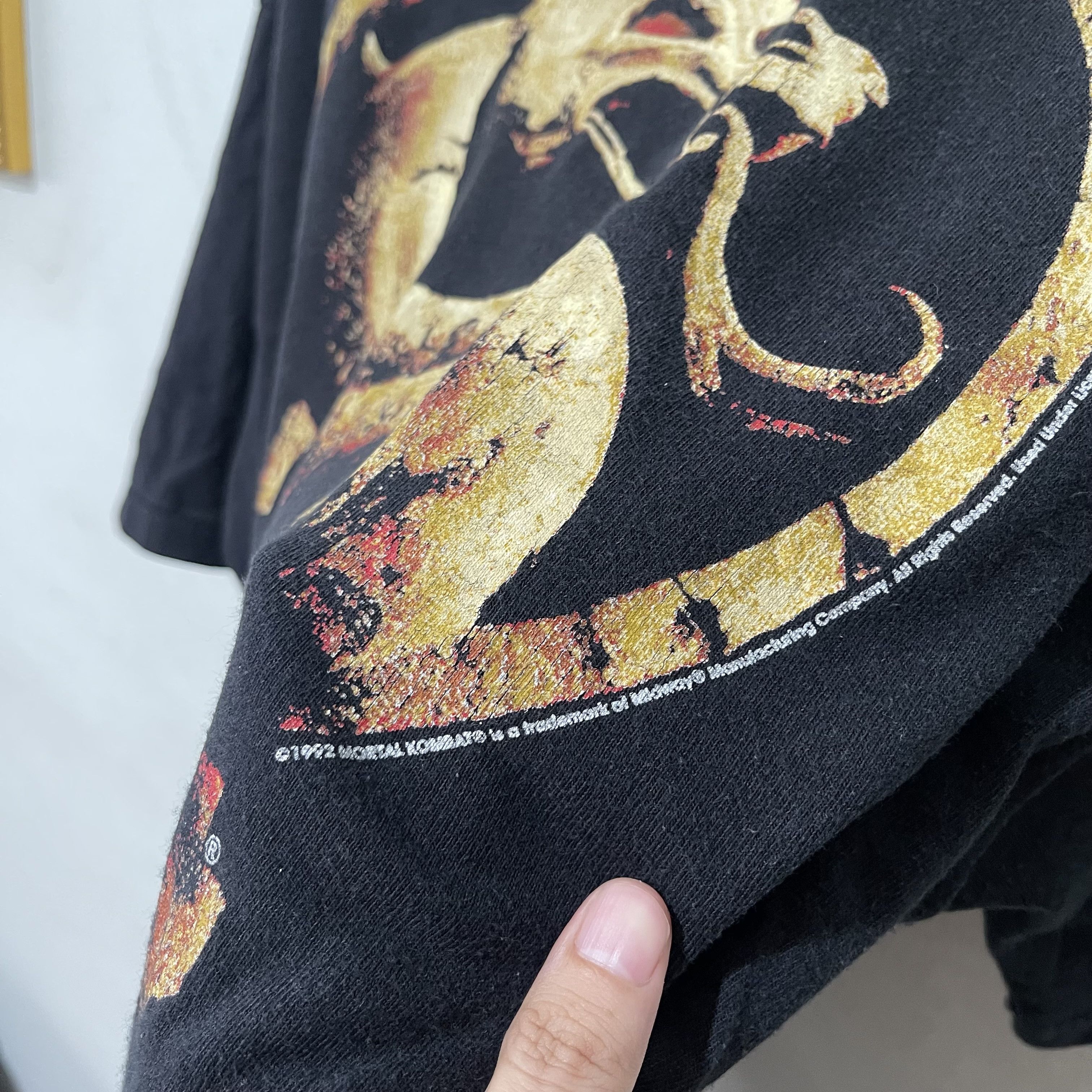 Vintage Vintage 1992 Mortal Kombat Shirt Size US XL / EU 56 / 4 - 3 Thumbnail
