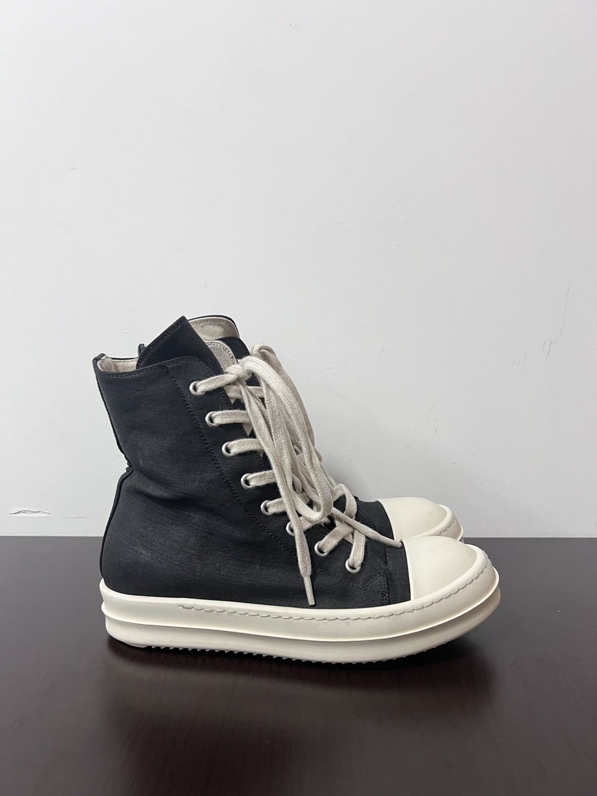 Rick Owens Drkshdw Rick owens ramones high top sneakers sz35 Size US 5 / IT 35 - 4 Thumbnail