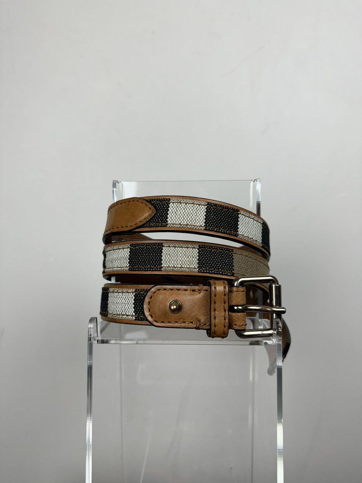 Burberry Leather belt Burberry y2k original luxury casual item Size ONE SIZE - 1 Thumbnail