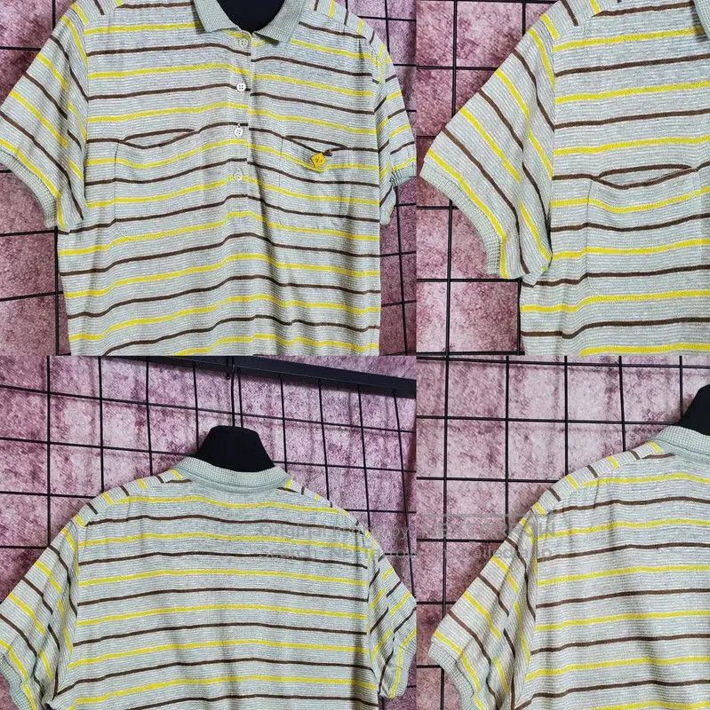 Dior Dior Summer Gray Striped Short Sleeve Top . Size M / US 6-8 / IT 42-44 - 2 Thumbnail