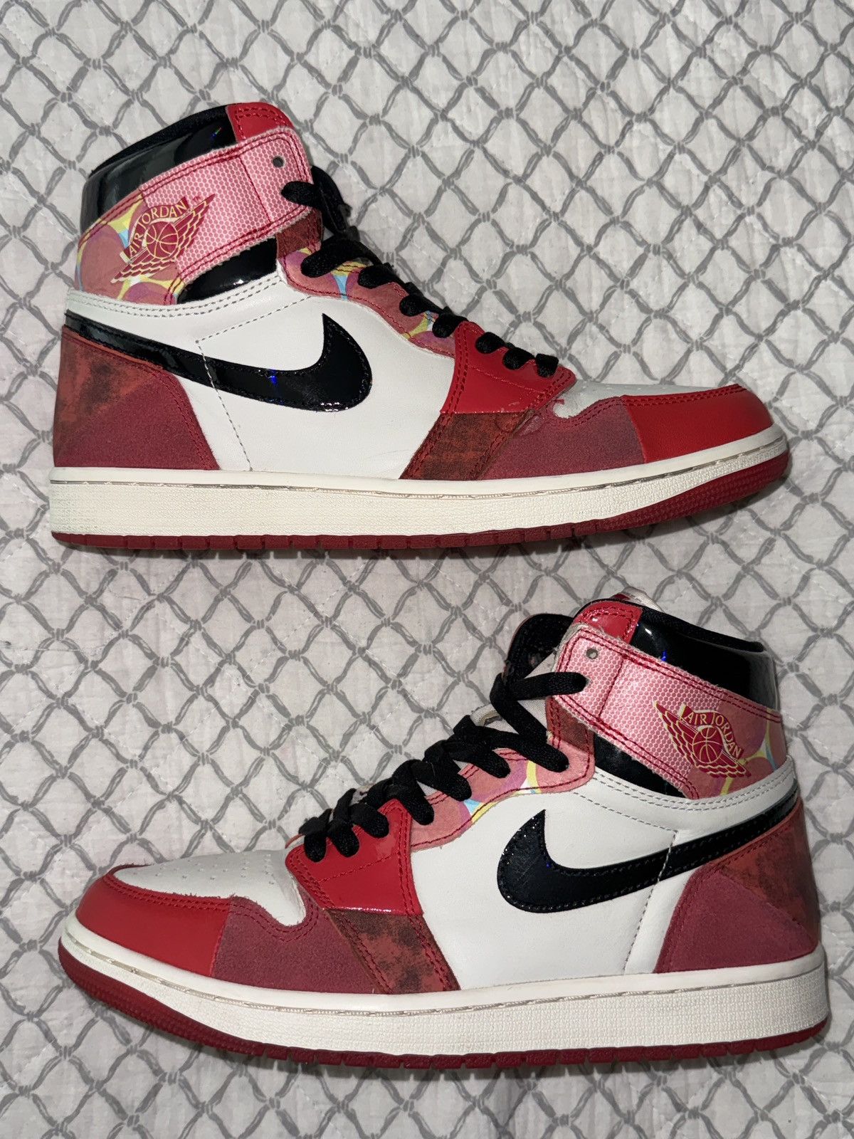 Jordan Brand Jordan 1 Retro High ‘ Spider-man Across the Spider-verse ’ Size US 9 / EU 42 - 1 Thumbnail