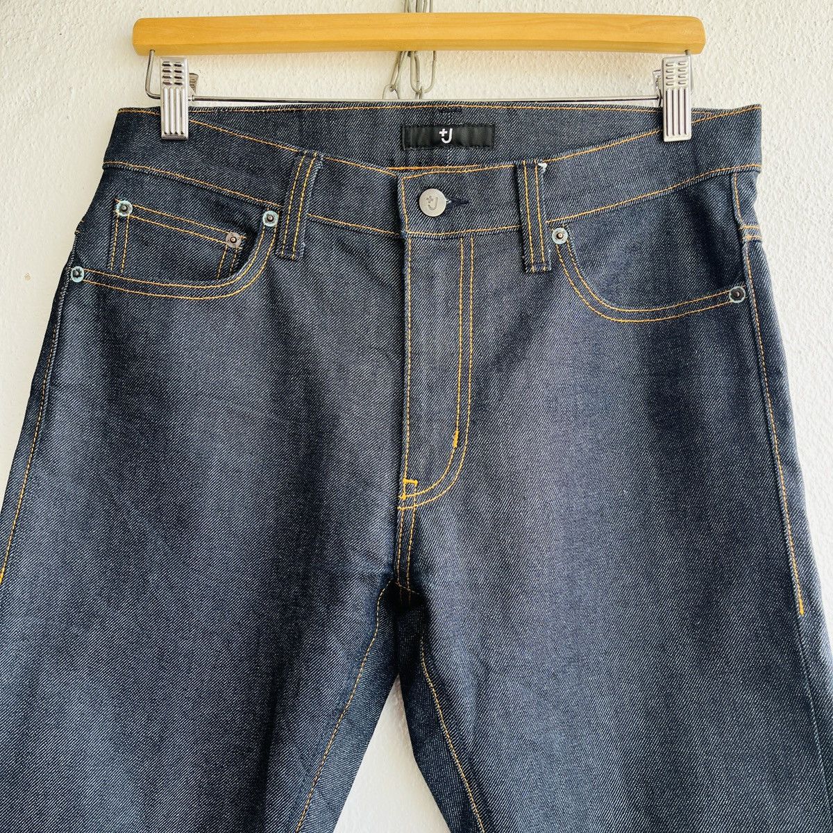Raf Simons Grails Jil Sander Raf Simons Black Redline Selvedge Jeans Size US 31 - 21 Thumbnail