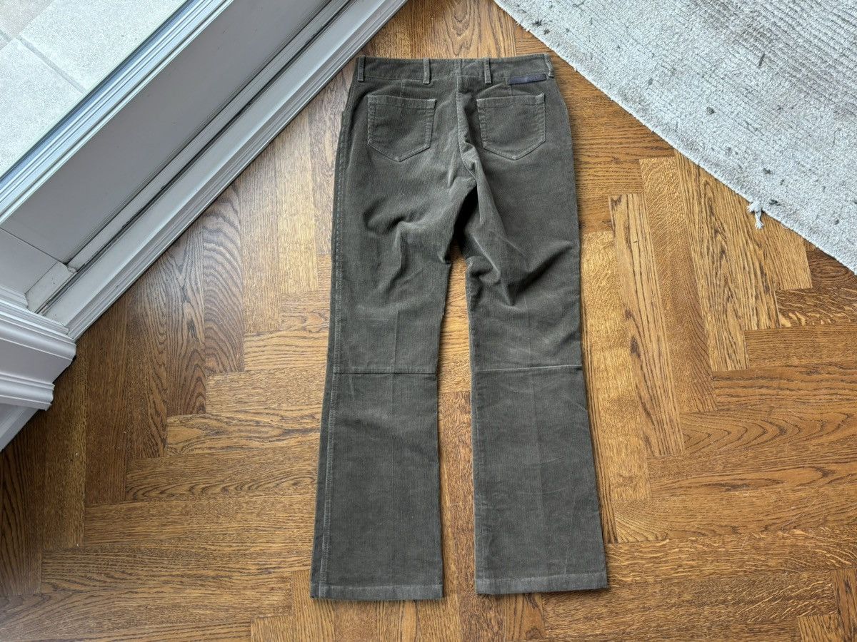 Prada × Vintage 2000s Prada Corduroy Pants 2006 Vintage Linea Rossa Trousers Size 30" / US 8 / IT 44 - 11 Thumbnail