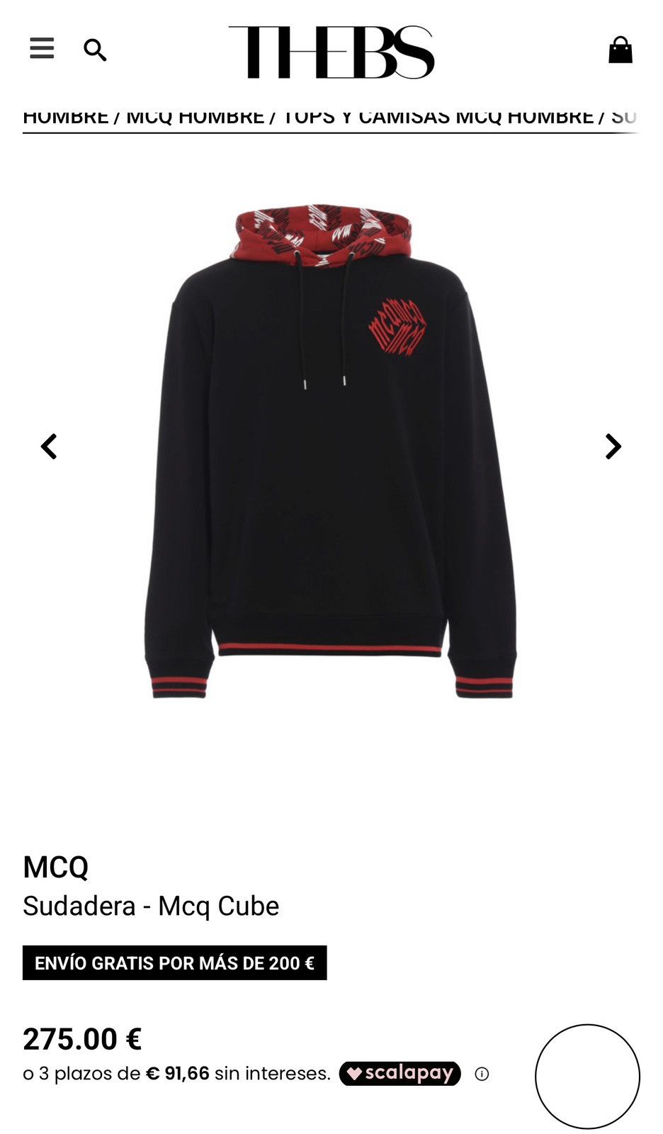 Alexander McQueen 🇮🇹 Y2K Alexander McQueen MCQ Black Hoodie Rare Retro Size US XL / EU 56 / 4 - 7 Thumbnail