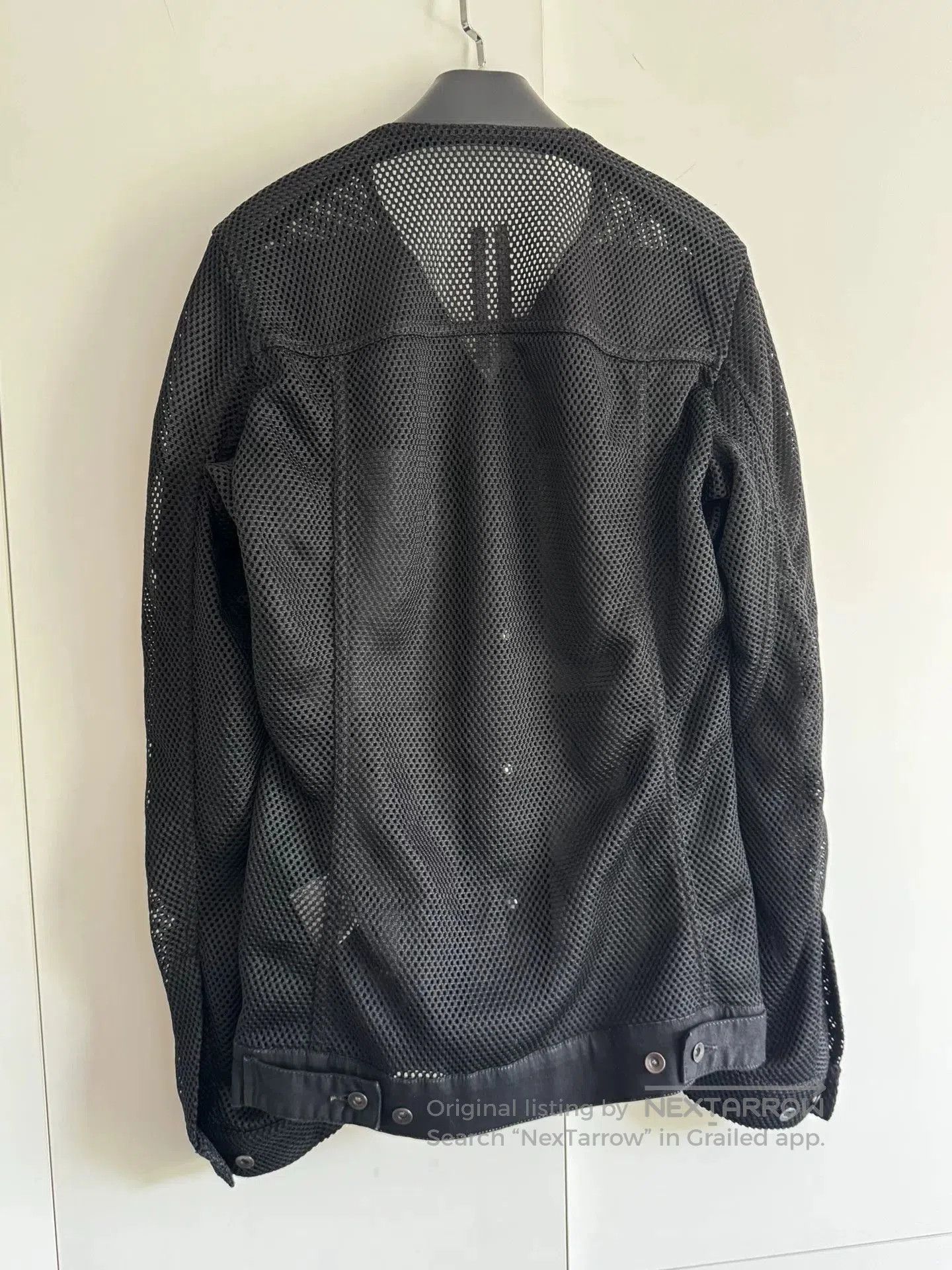 Rick Owens Rick Owens Men's Leather Panel Denim Jacket. Size US S / EU 44-46 / 1 - 8 Thumbnail