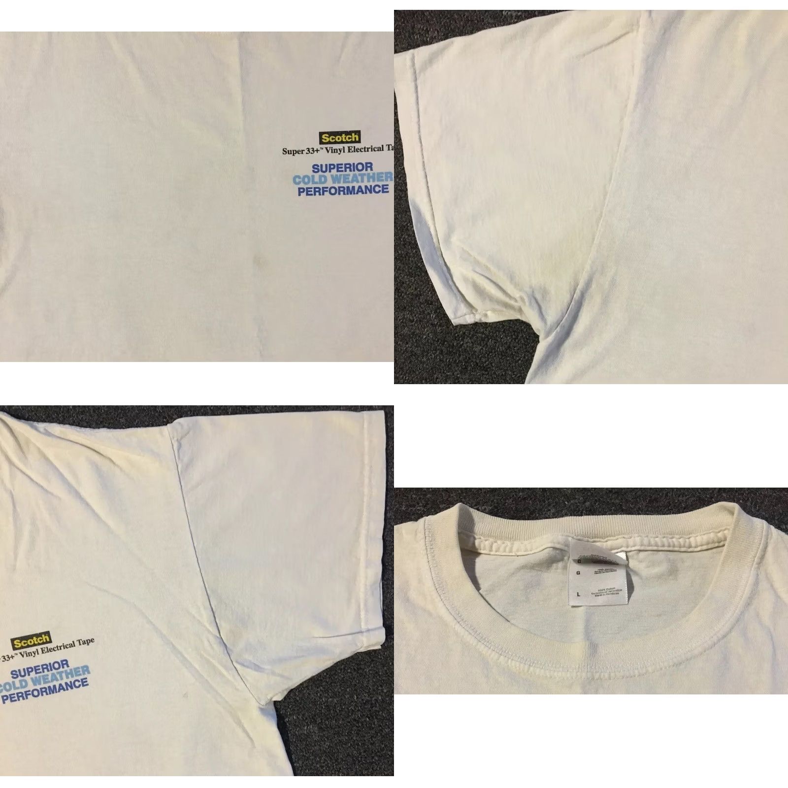 Vintage VINTAGE The Good Stuff Scotch Tape Promo Shirt M White Funny Joke 90s 80s Grunge Y2K Shirt Mens Size US M / EU 48-50 / 2 - 8 Thumbnail