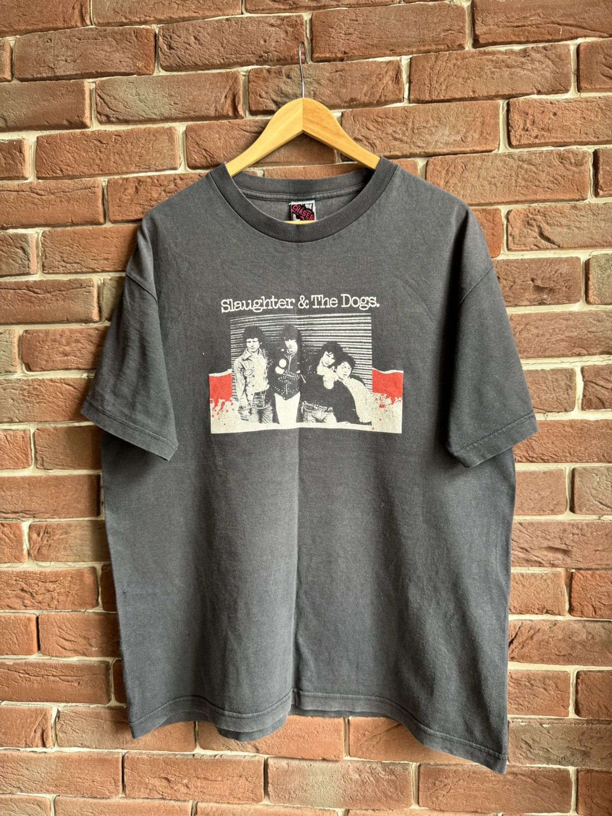Band Tees Vintage Slaughter and The Dogs Sun Faded Punk Rock Band Tee Size US L / EU 52-54 / 3 - 1 Thumbnail