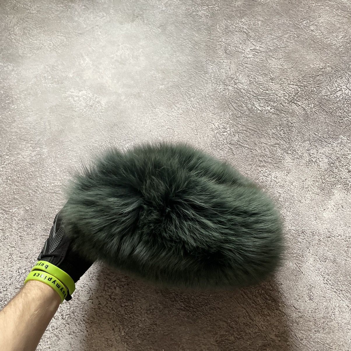 Vintage Vintage 90s Mohair Fuzzy Beanie Hat Oversized Goth Rave OS Size ONE SIZE - 4 Thumbnail