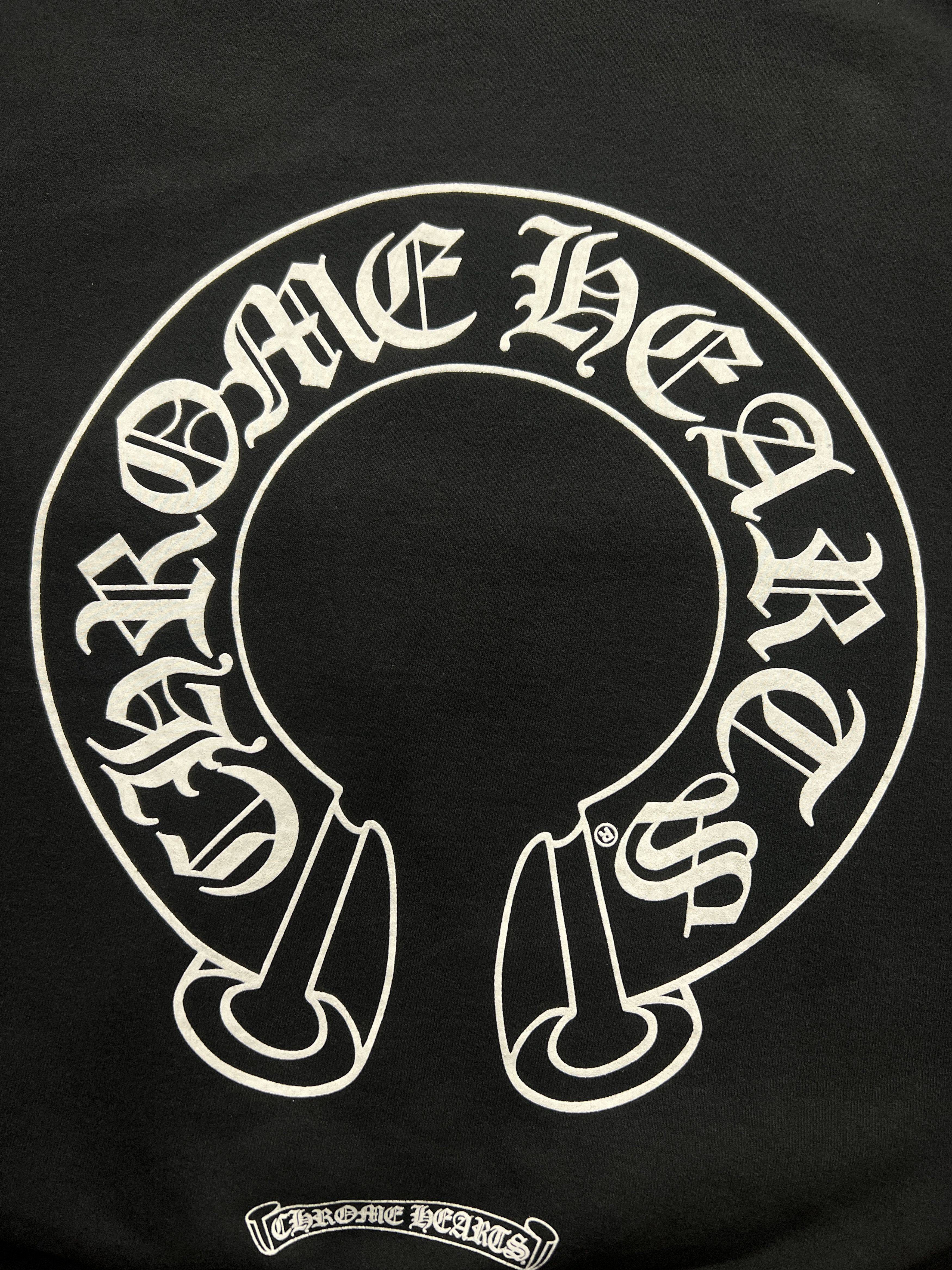 Chrome Hearts Chrome Hearts Horseshoe Logo Hoodie Black XL USA Size US XL / EU 56 / 4 - 4 Thumbnail