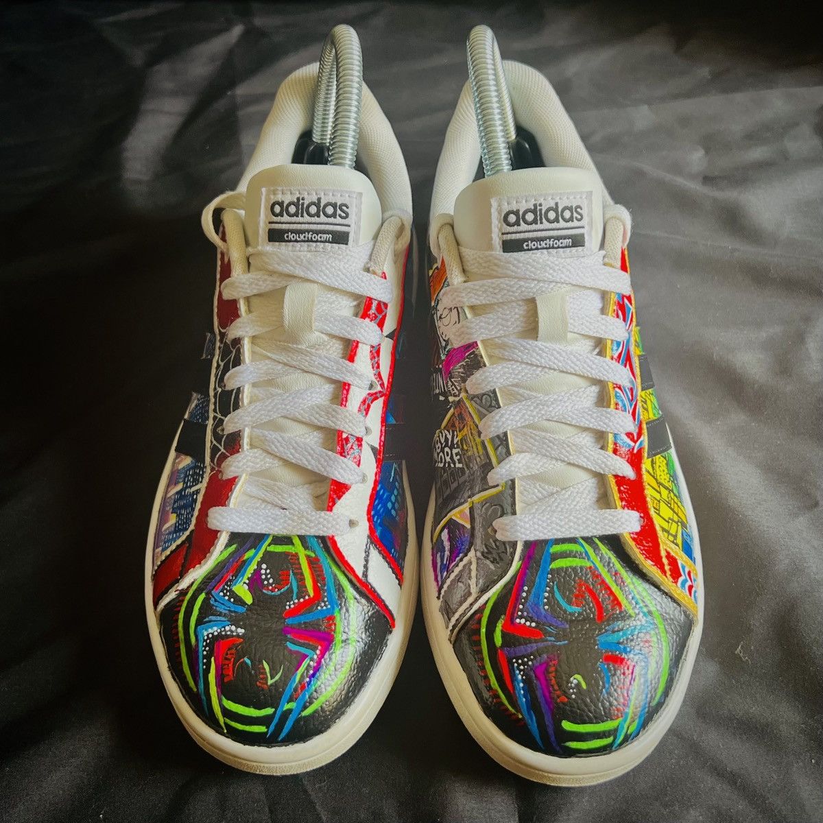 Adidas Thrifted & CUSTOMIZED - Across the Spiderverse Adidas Size US 7 / IT 37 - 1 Thumbnail