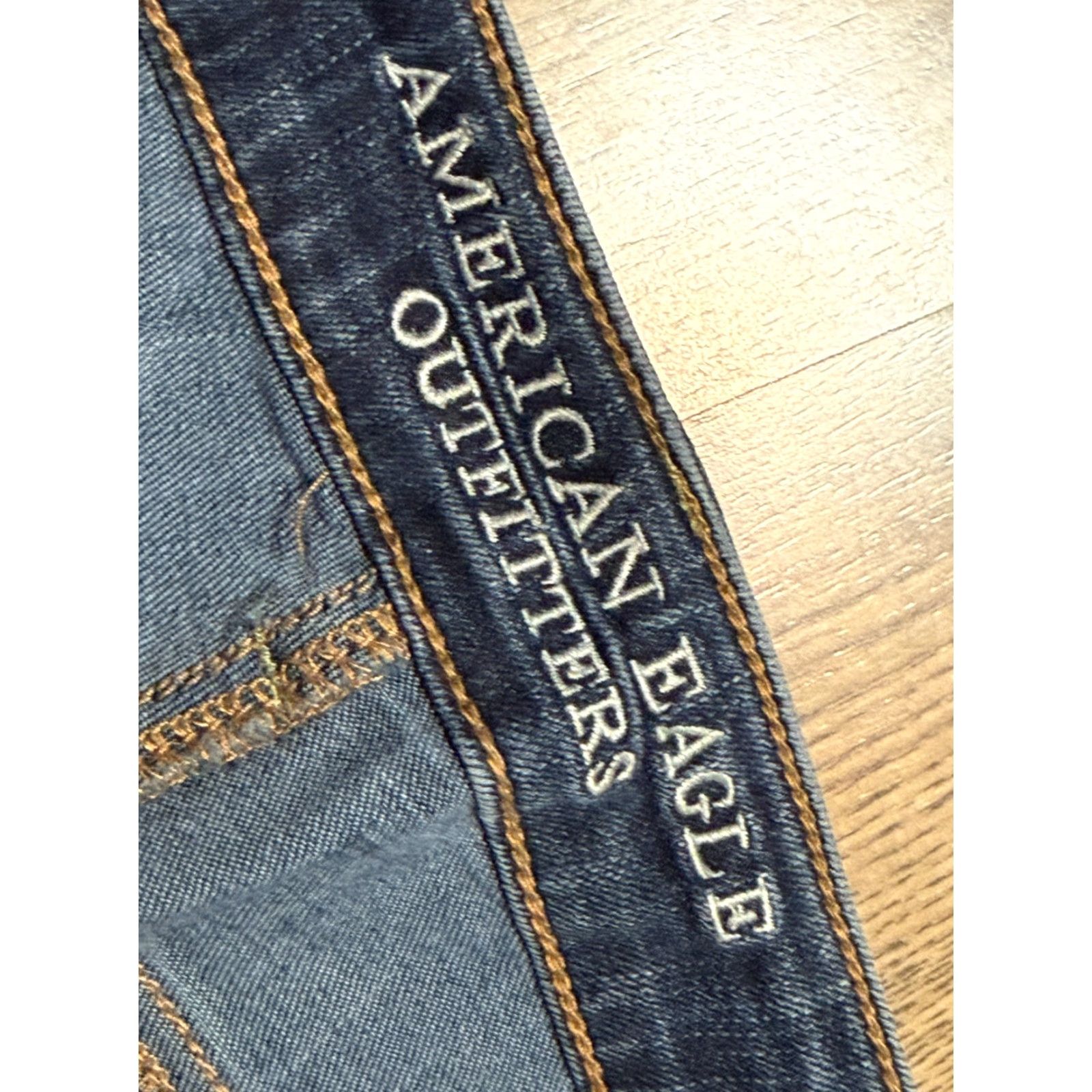 American Eagle Outfitters VINTAGE? American Eagle Outfitters Jeans Womens 4 Blue Denim Mid Rise Skinny 5-Pocket 90s Theme Womens Jeans Size 27" / US 4 / IT 40 - 6 Thumbnail