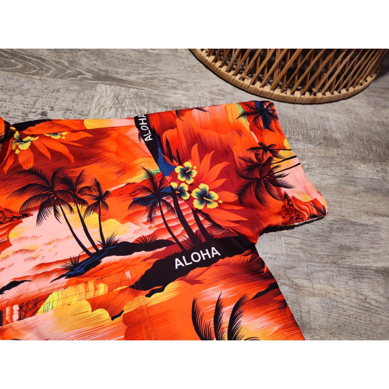 Vintage LA LEELA La Leela Hawaiian Mens Short Sleeve Button Down Shirts 2XL XXL USA Made Boxy Size US XXL / EU 58 / 5 - 6 Thumbnail
