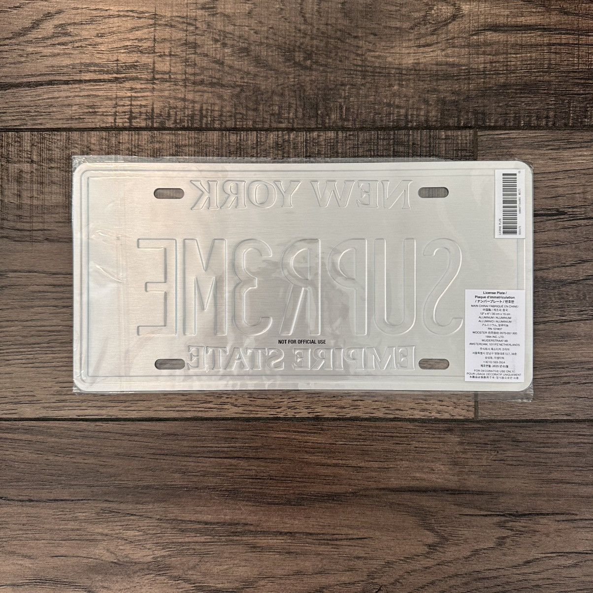 Supreme Supreme License Plate Multicolor Size ONE SIZE - 2 Thumbnail